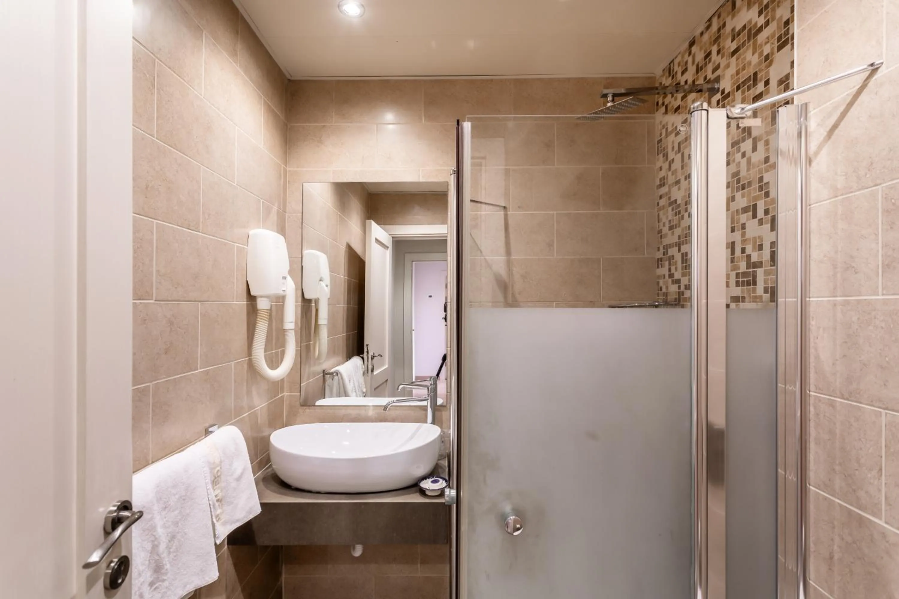 Bathroom in Notre Dame of Jerusalem Center