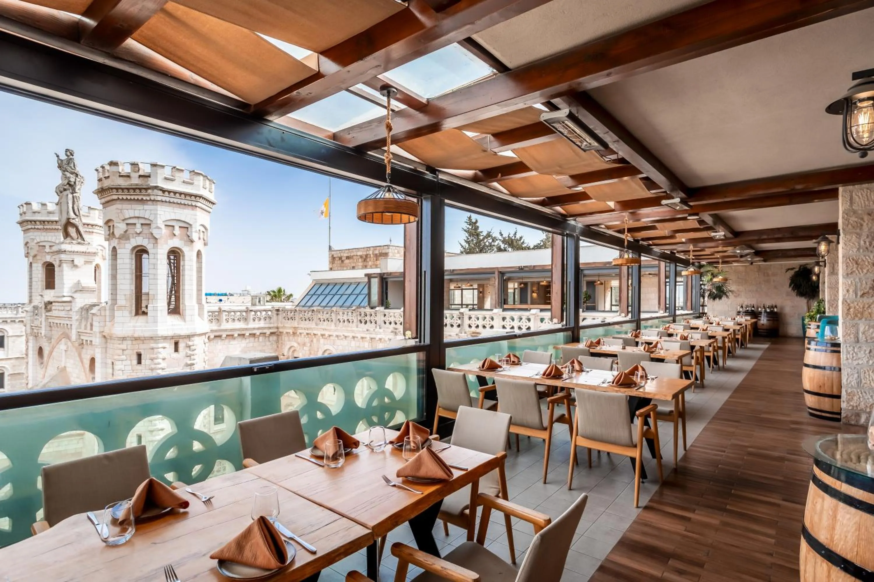 Restaurant/places to eat in Notre Dame of Jerusalem Center