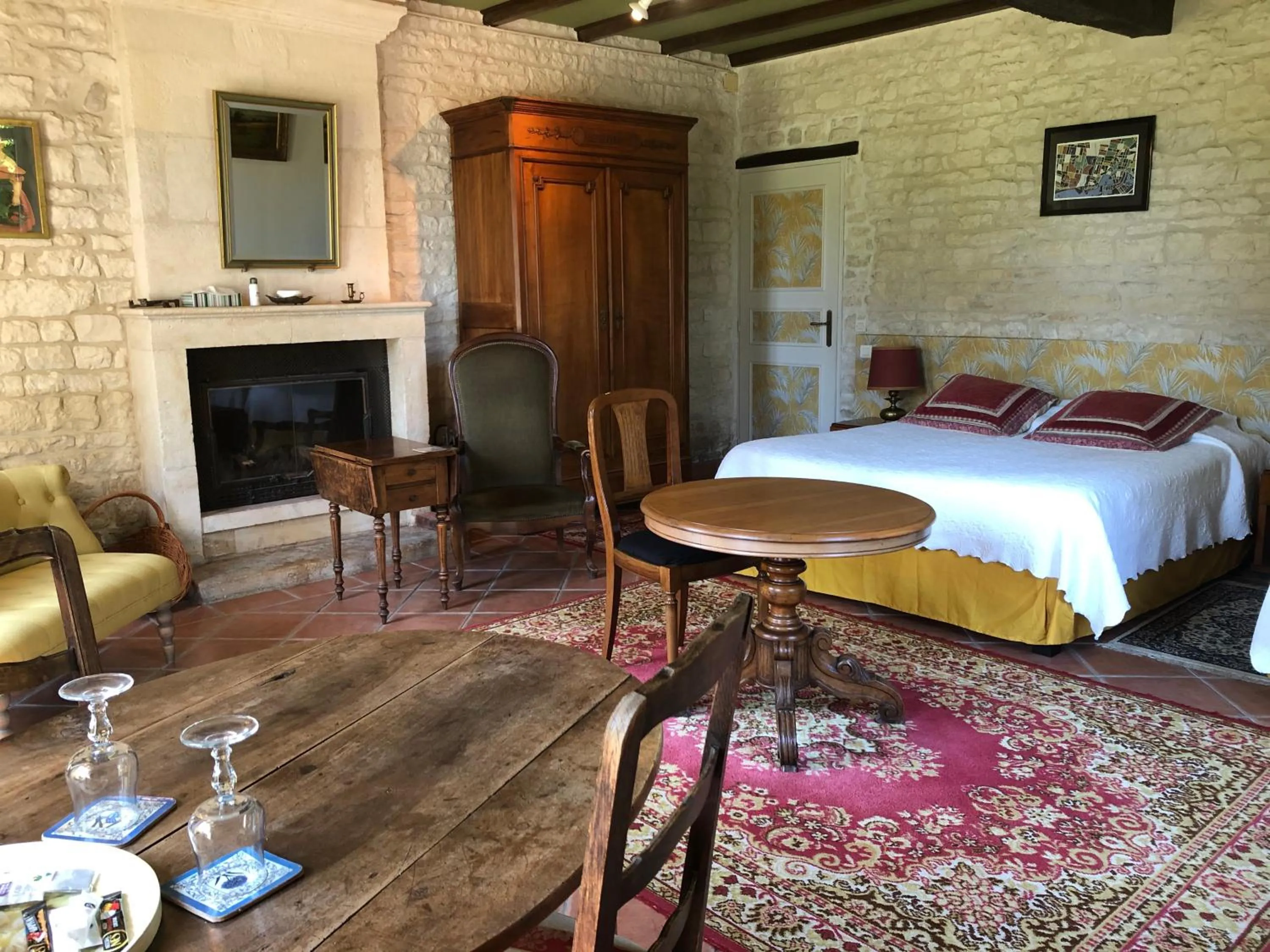 flat iron, Bed in Le Logis de Vallans