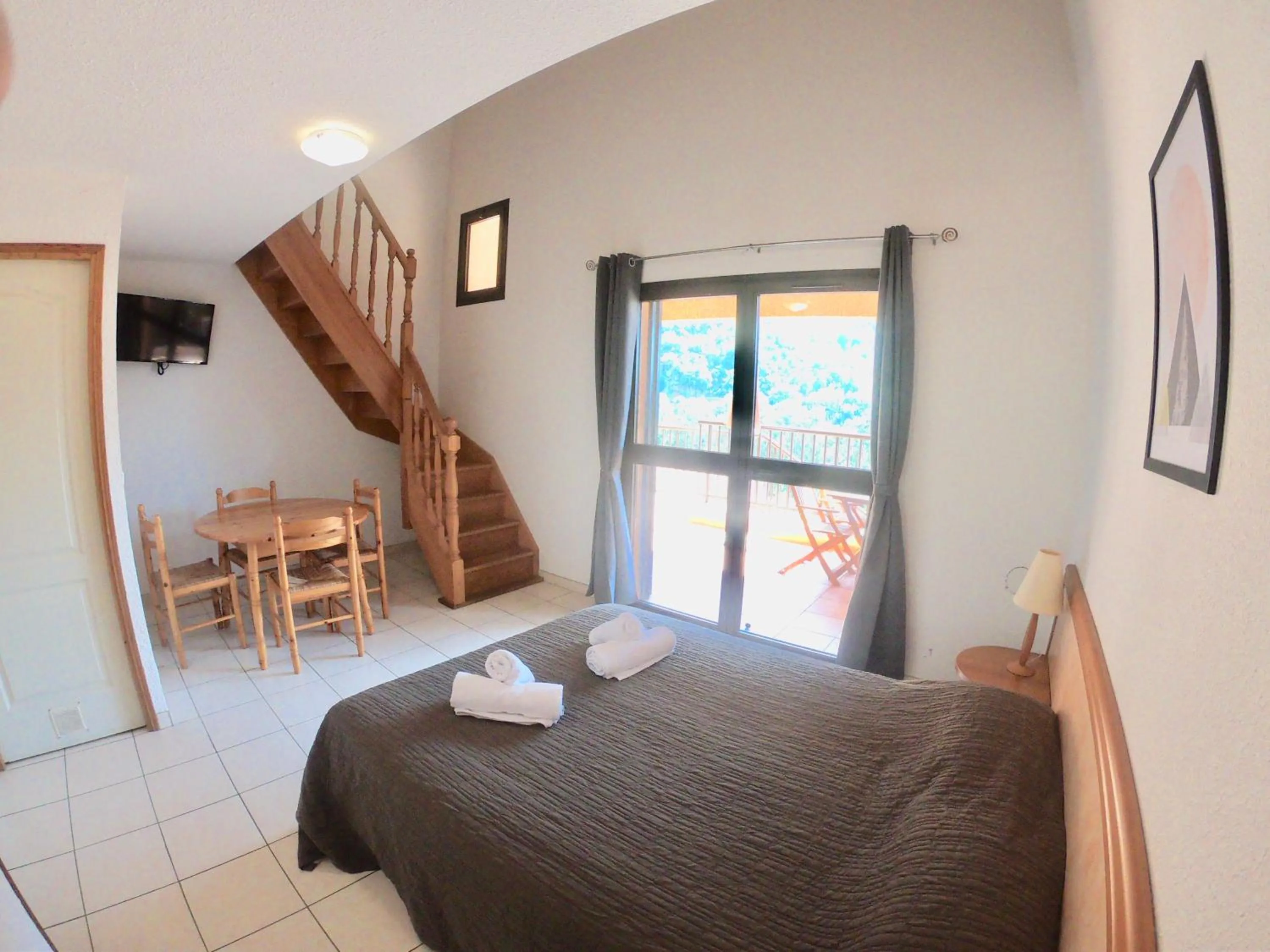 Bed in Hotel et Résidence Cala di sole