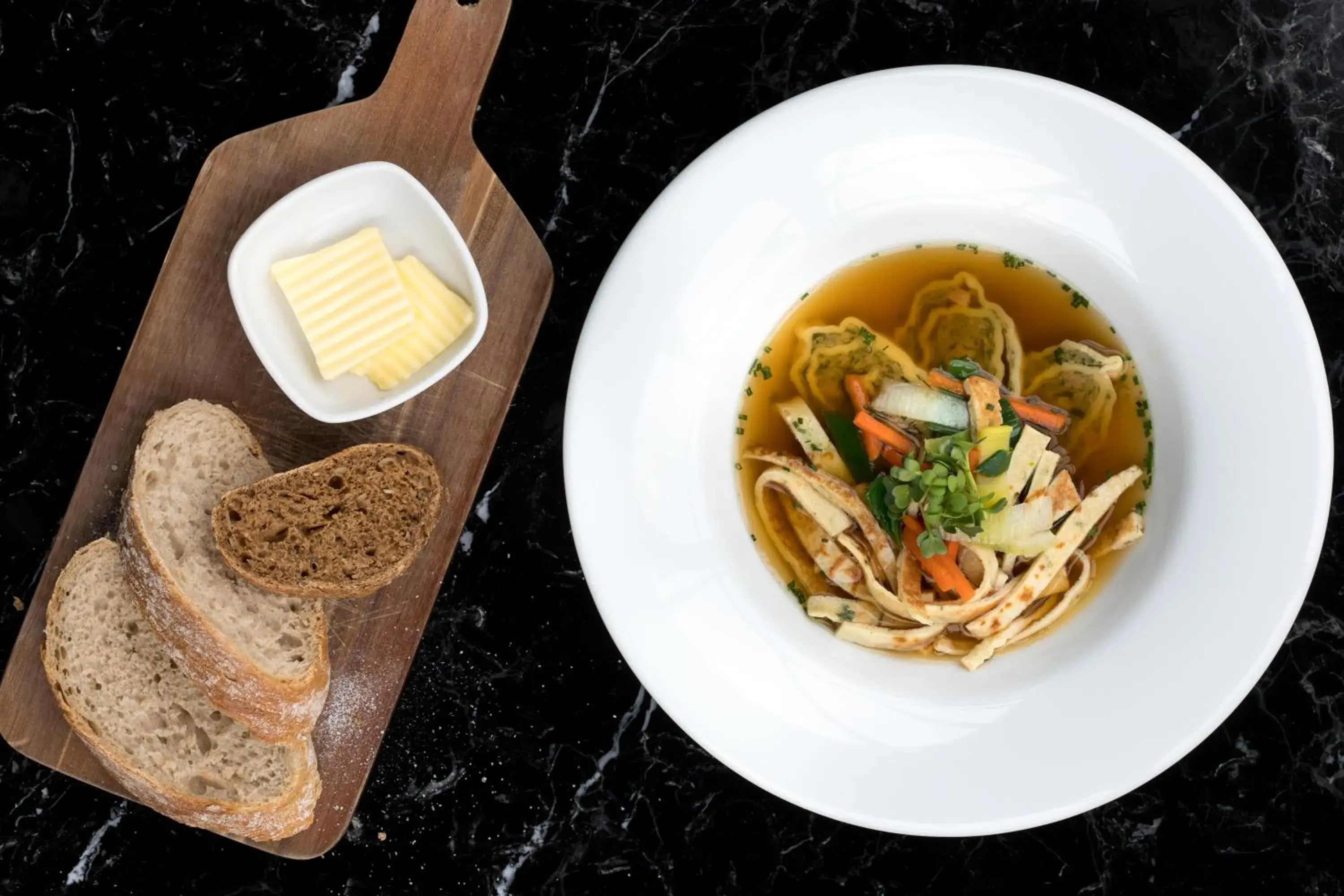 Food close-up in Wyndham Stuttgart Airport Messe Food close-up in Wyndham Stuttgart Airport Messe