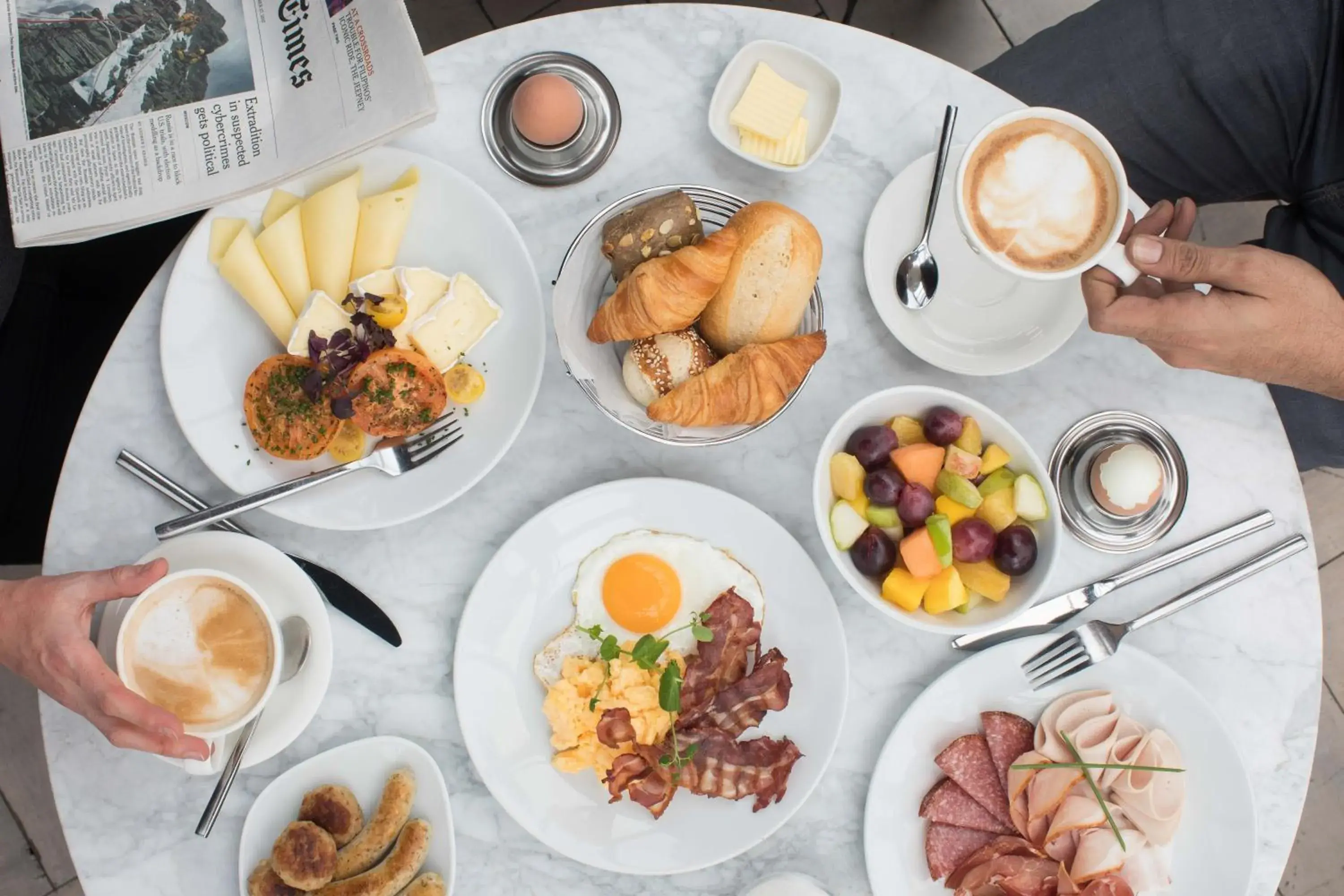 Buffet breakfast in Wyndham Stuttgart Airport Messe Buffet breakfast in Wyndham Stuttgart Airport Messe