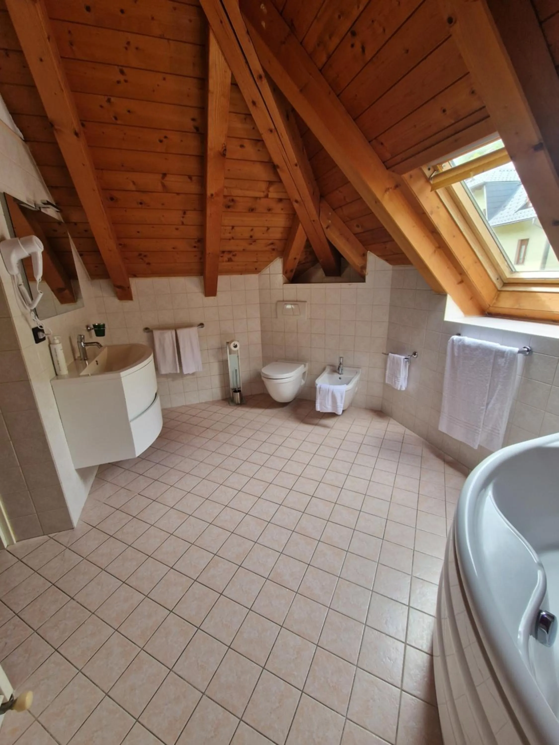 Bathroom in Hotel Raibl e Appartamenti