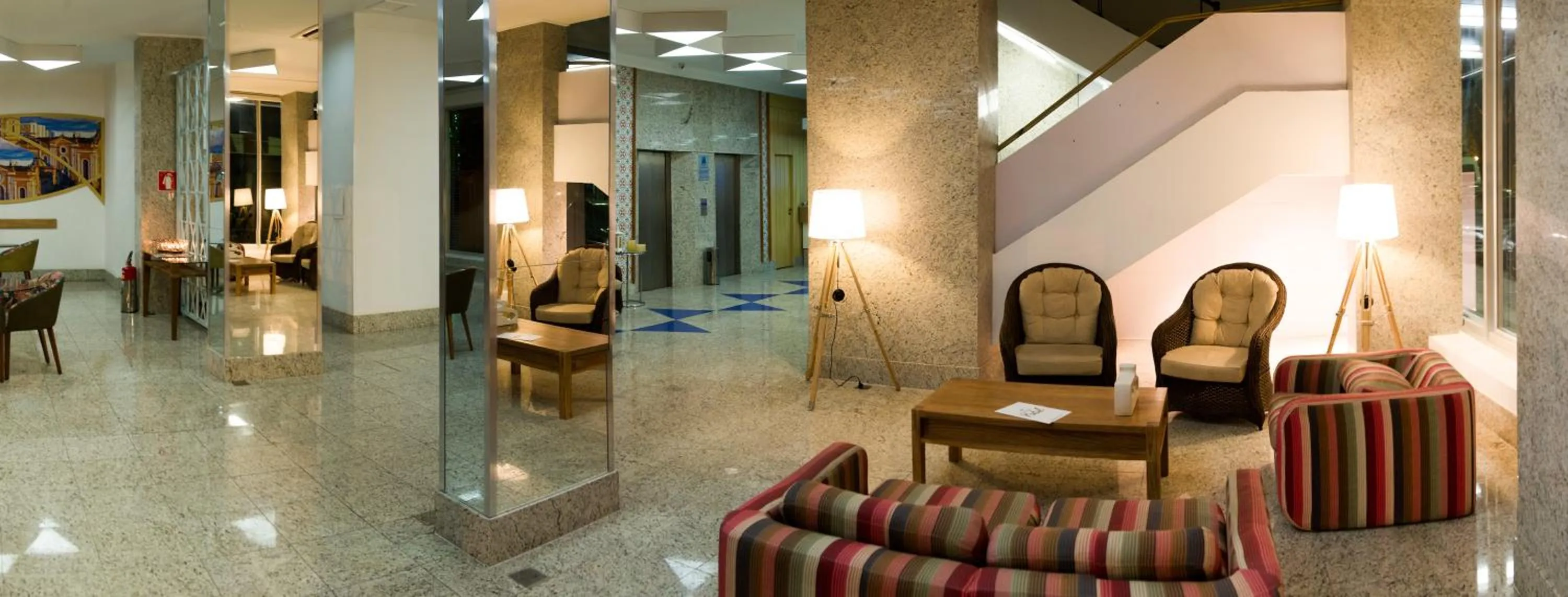 Communal lounge/ TV room in Hotel Atlantico Rio Grande