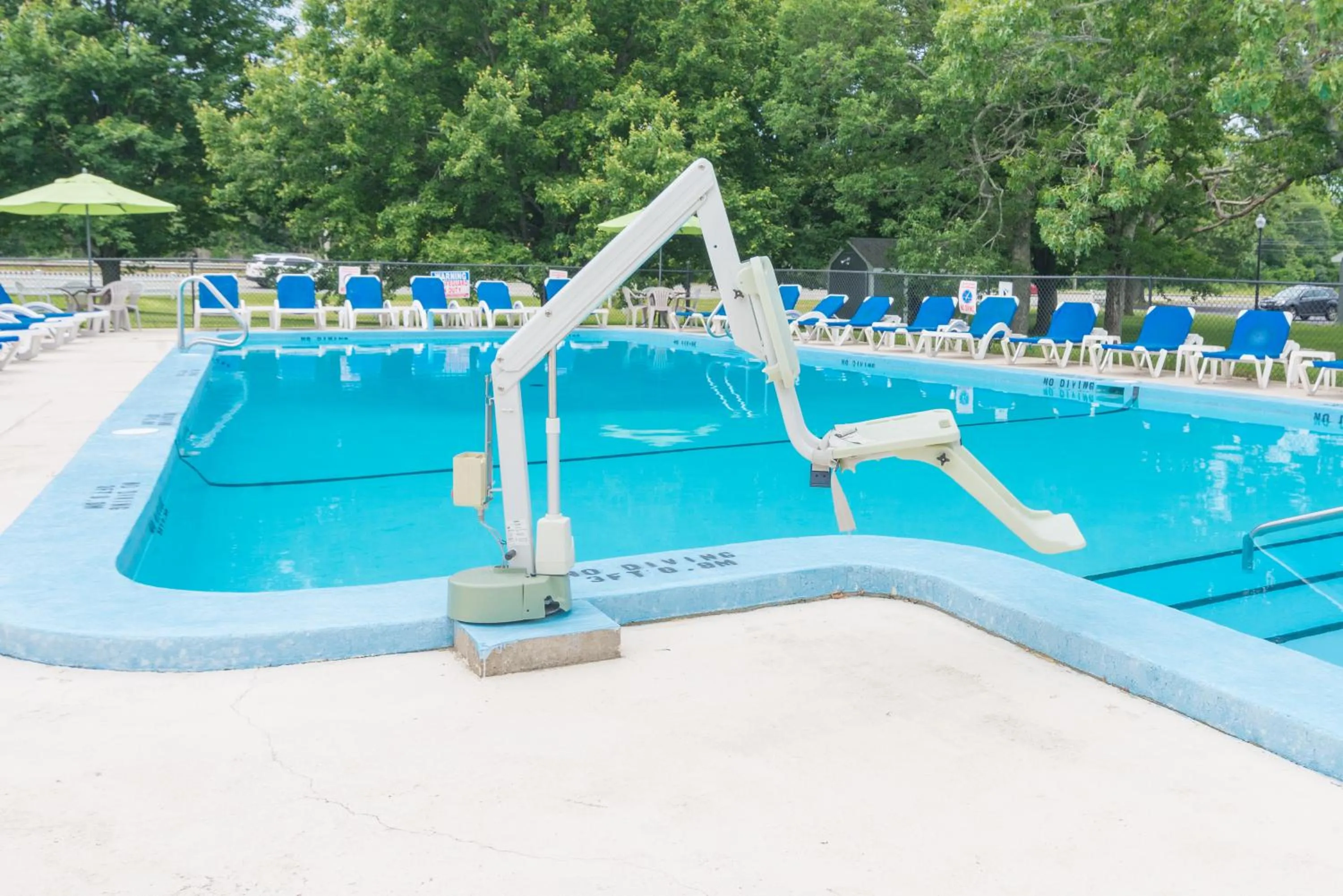 Pool view in Ocean Park Inn Cape Cod