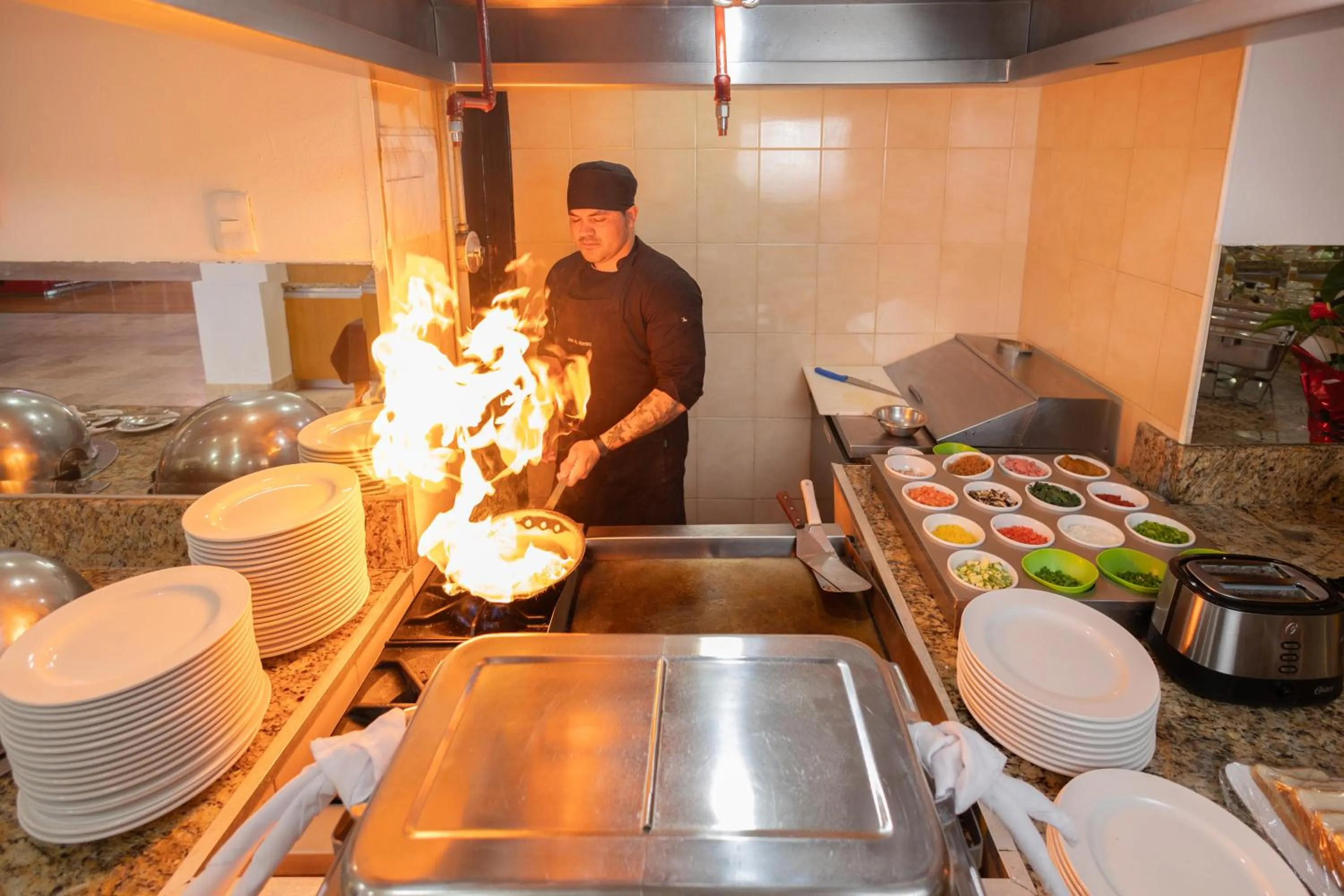 Buffet breakfast in Fiesta Inn Nogales