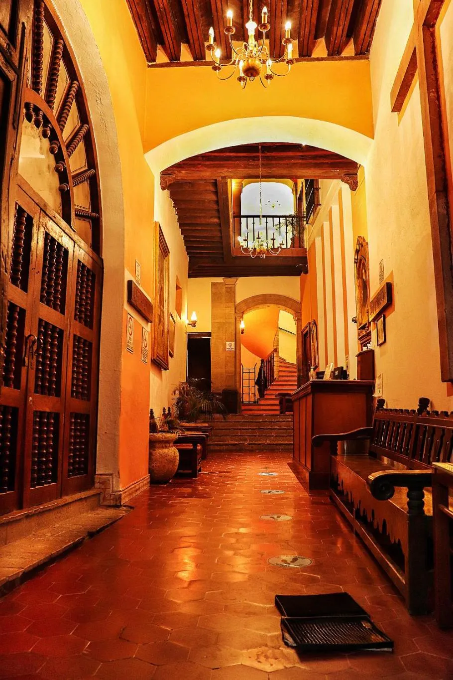 Lobby or reception in Hosteria del Frayle