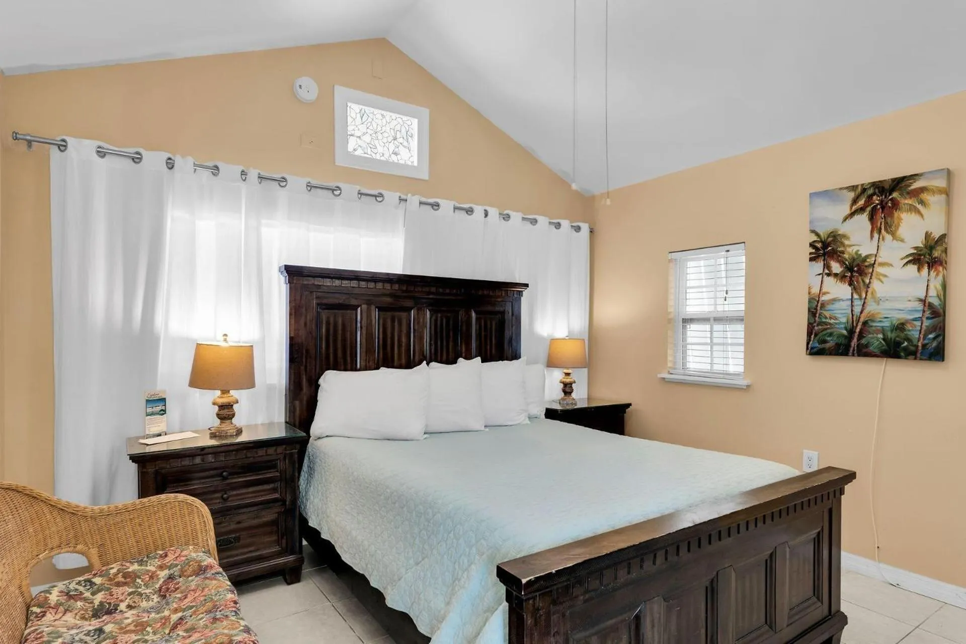 Bed in Tropical Cottages