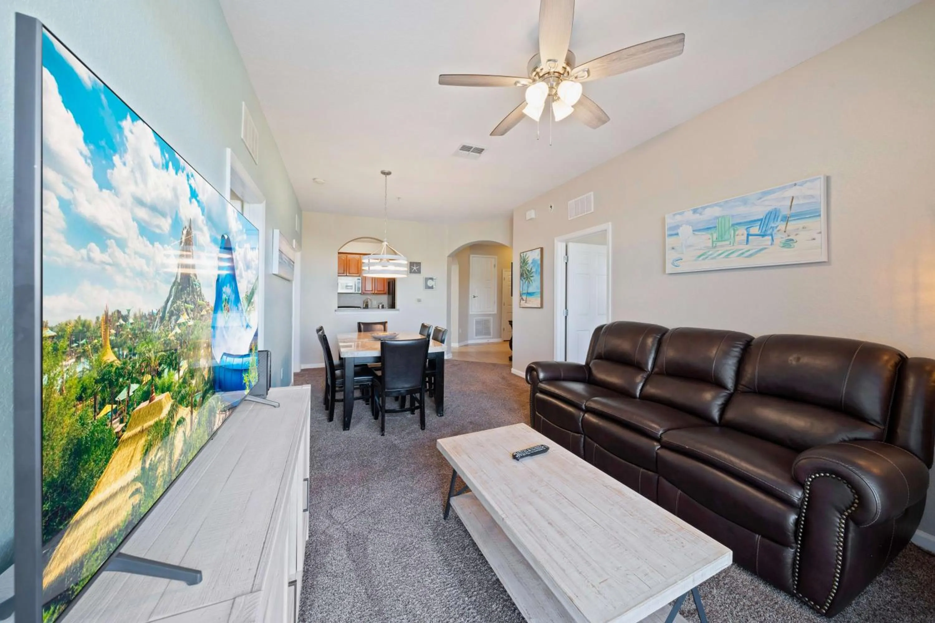 TV and multimedia in Orlando Resort Rentals at Universal Boulevard