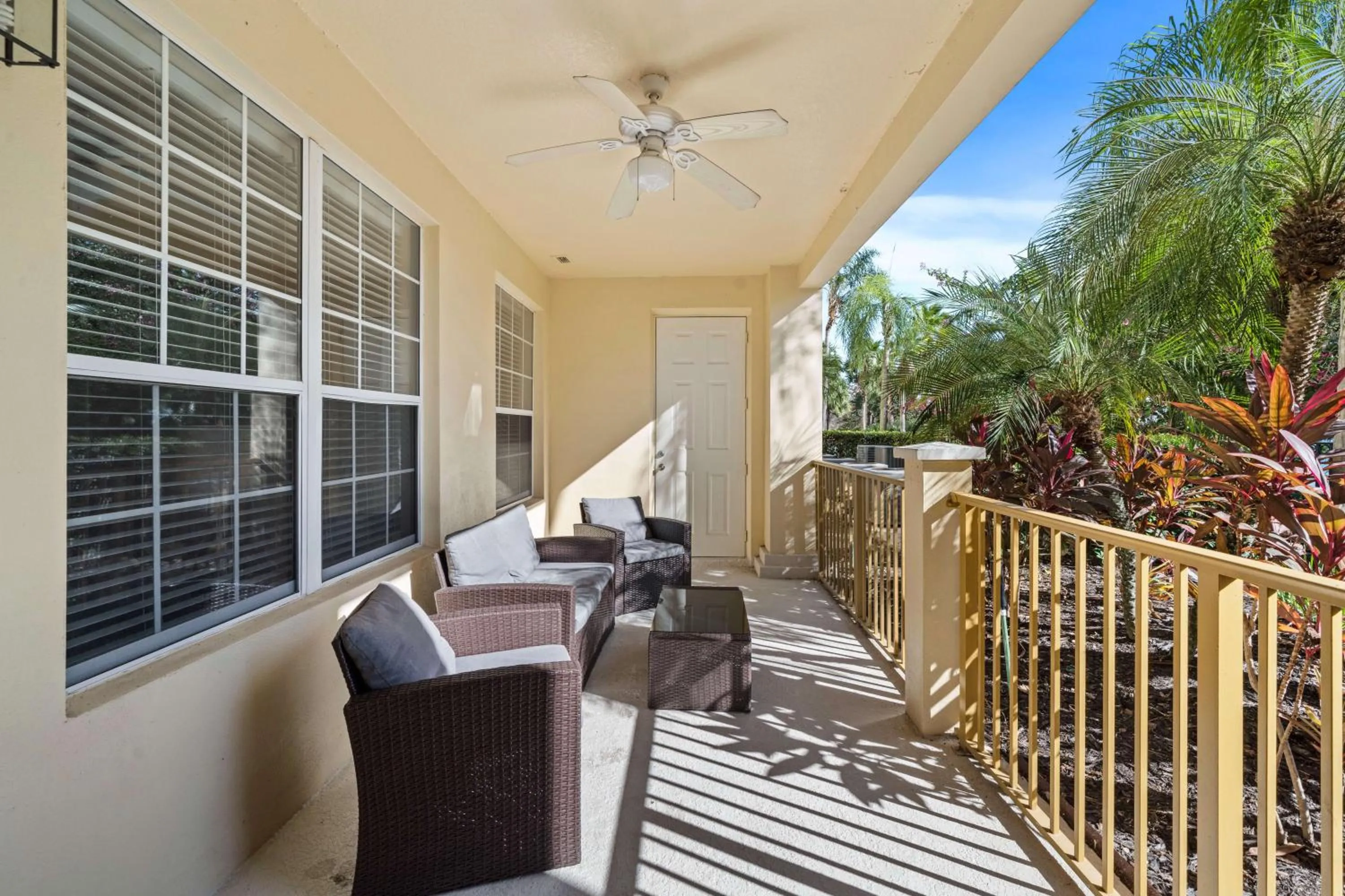 Patio in Orlando Resort Rentals at Universal Boulevard