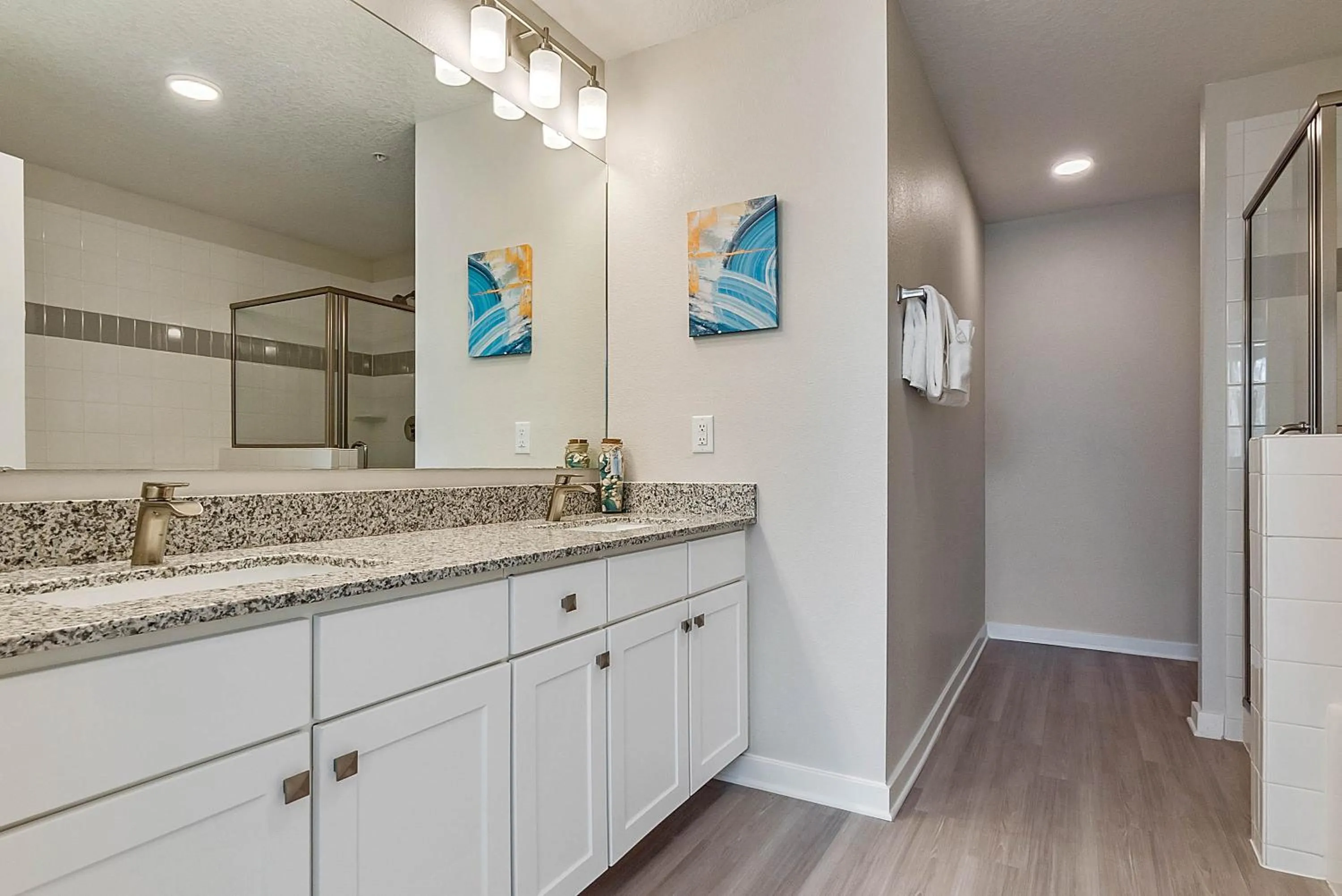 Shower in Orlando Resort Rentals at Universal Boulevard