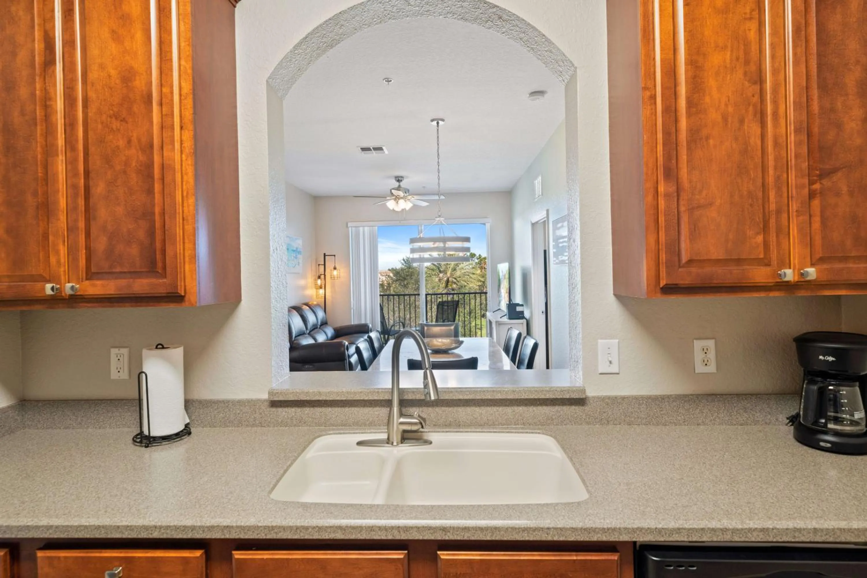 kitchen in Orlando Resort Rentals at Universal Boulevard