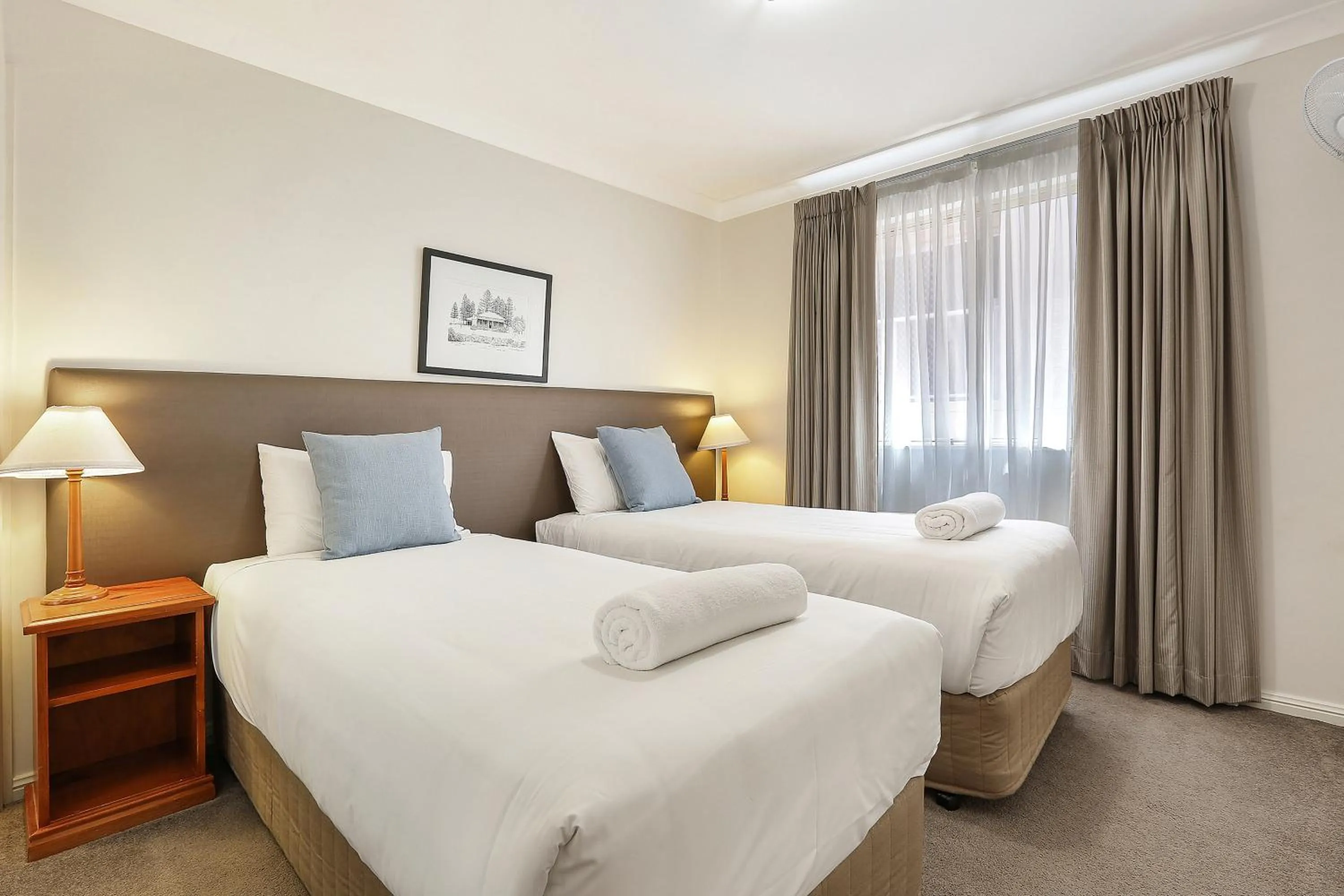 Bed in Terralong Terrace Apartments