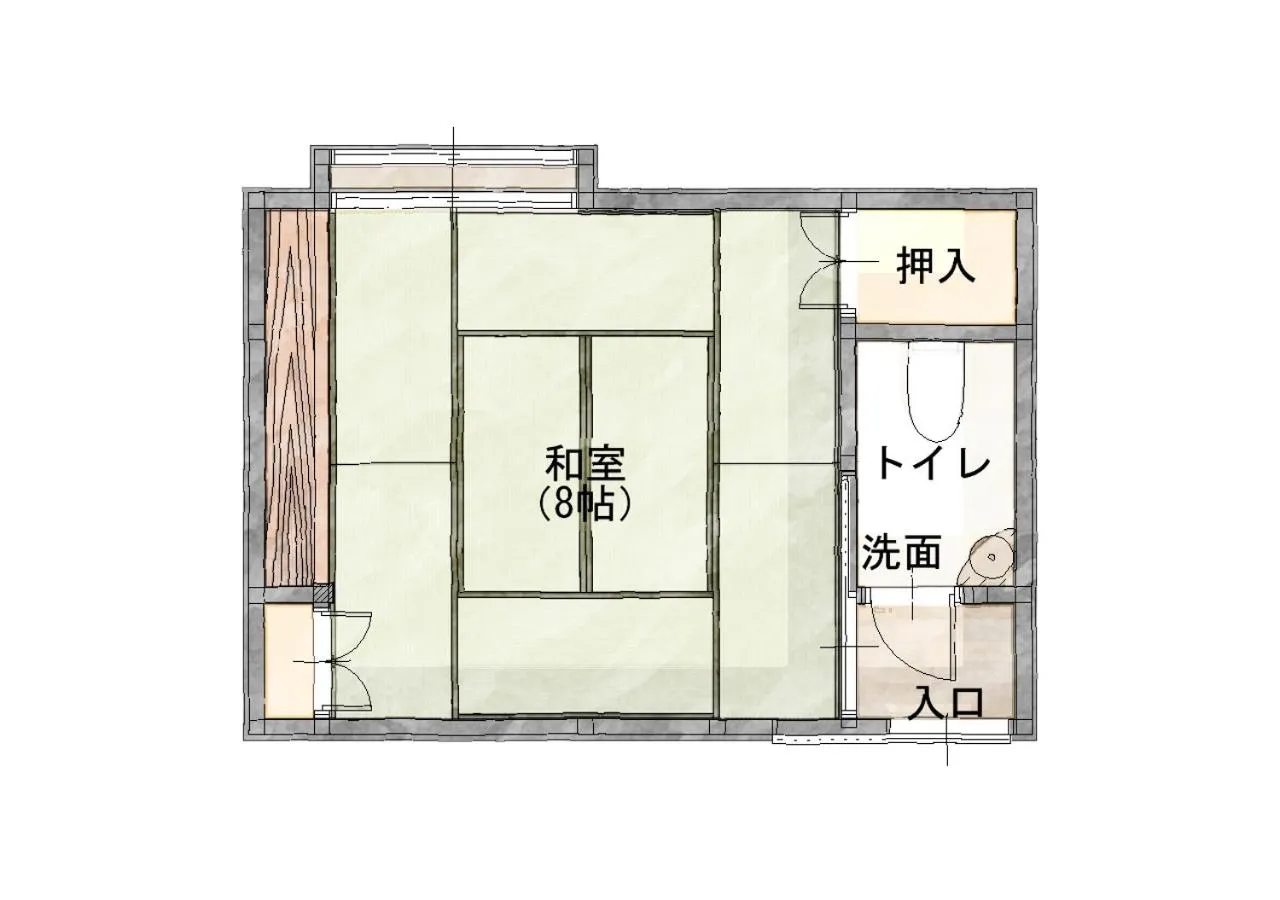 Photo of the whole room in Super Hydrogen Rich Spa Yado Kanzan