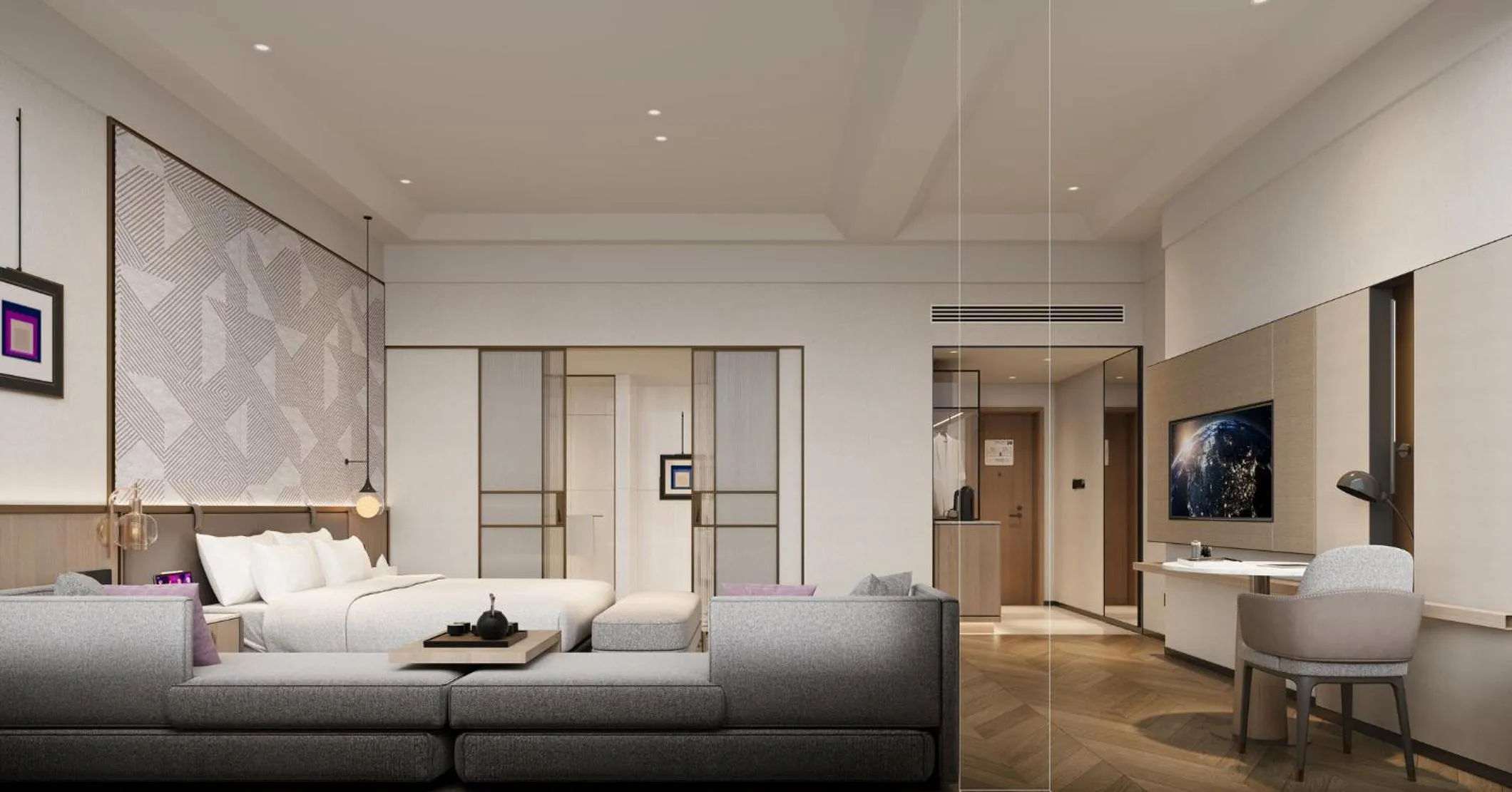 Photo of the whole room in Crowne Plaza City Center Ningbo by IHG - Near Ningbo Railway Station