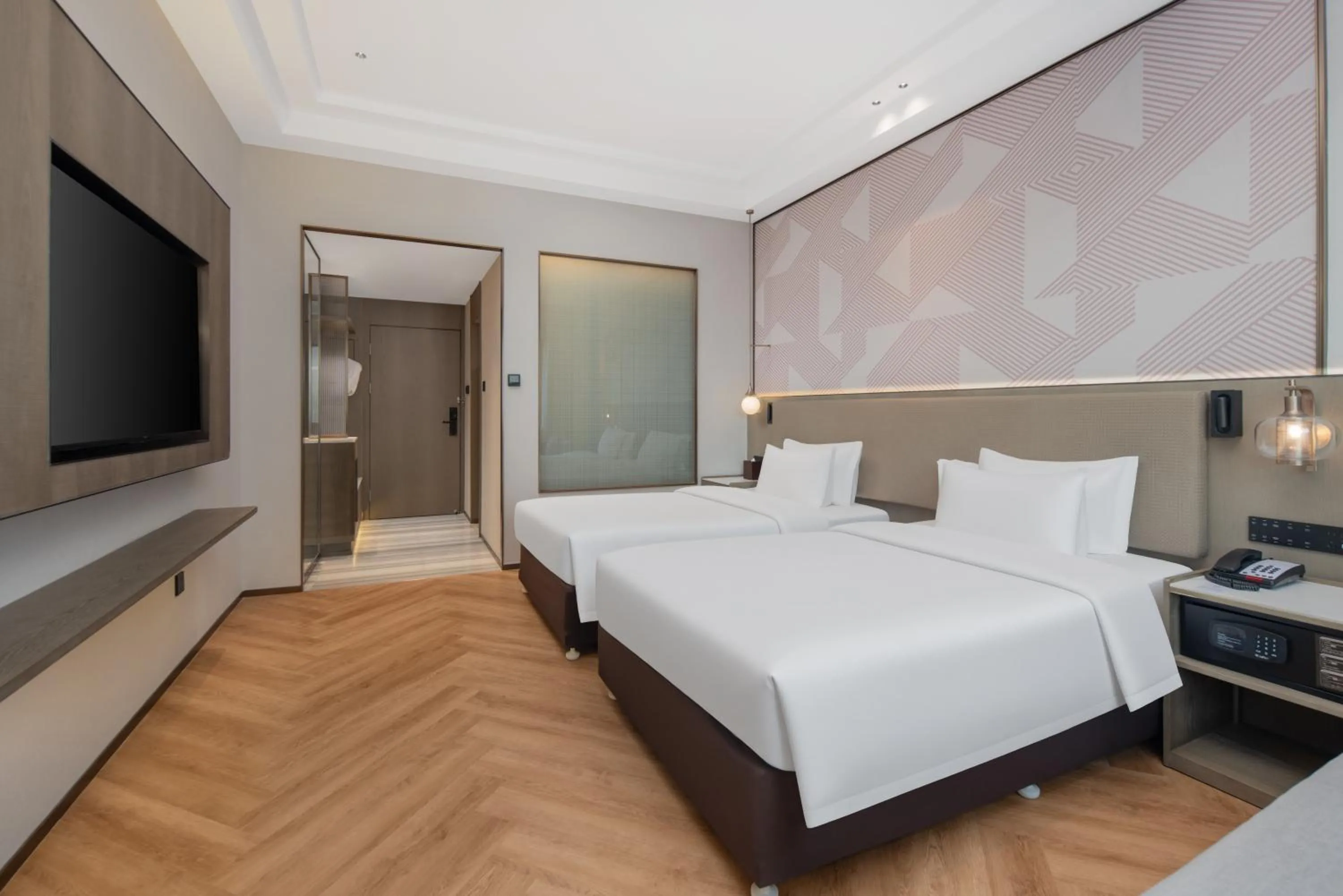 Bed in Crowne Plaza City Center Ningbo by IHG - Near Ningbo Railway Station