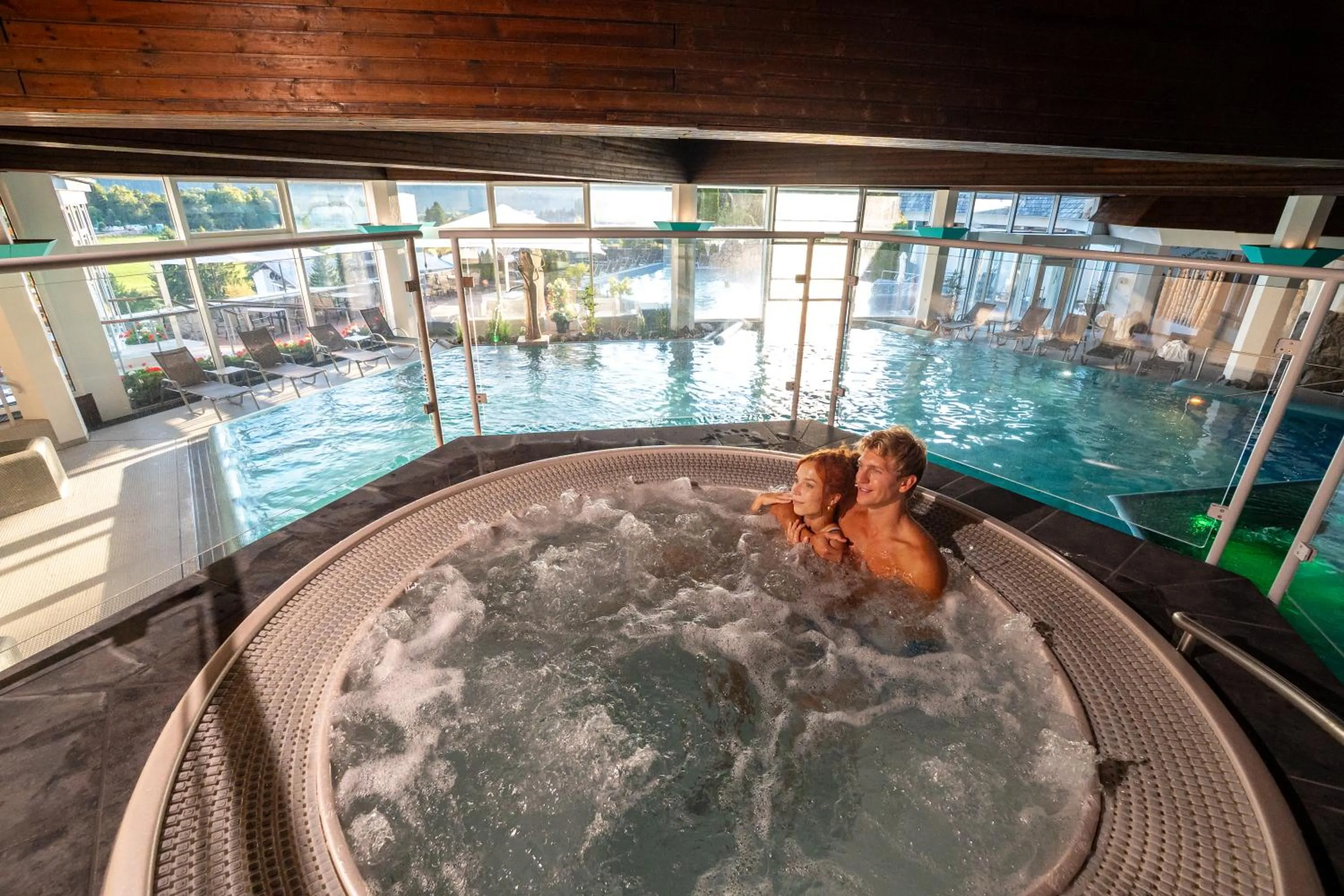 Hot Tub in Hotel Vier Jahreszeiten am Schluchsee