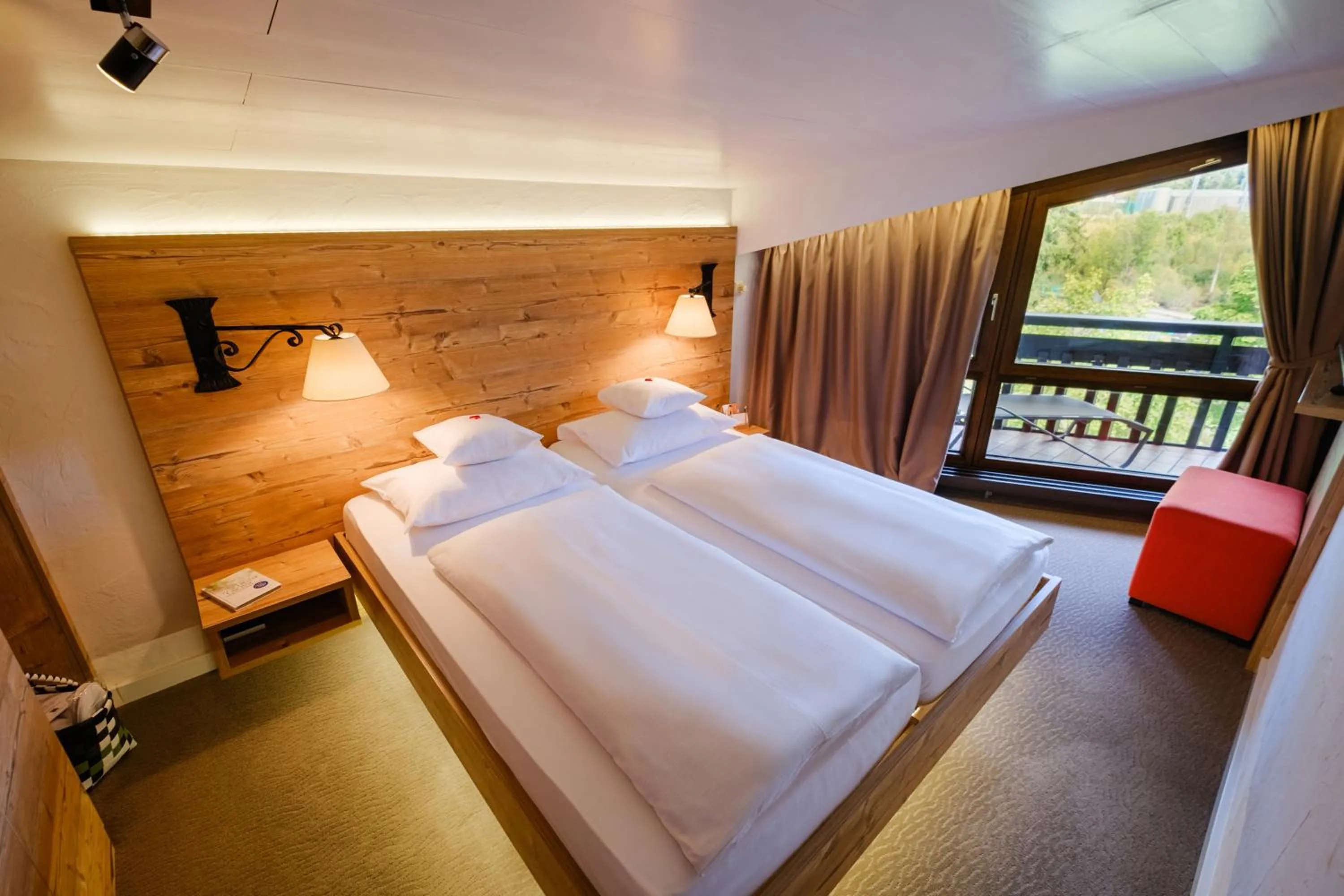 Bed in Hotel Vier Jahreszeiten am Schluchsee