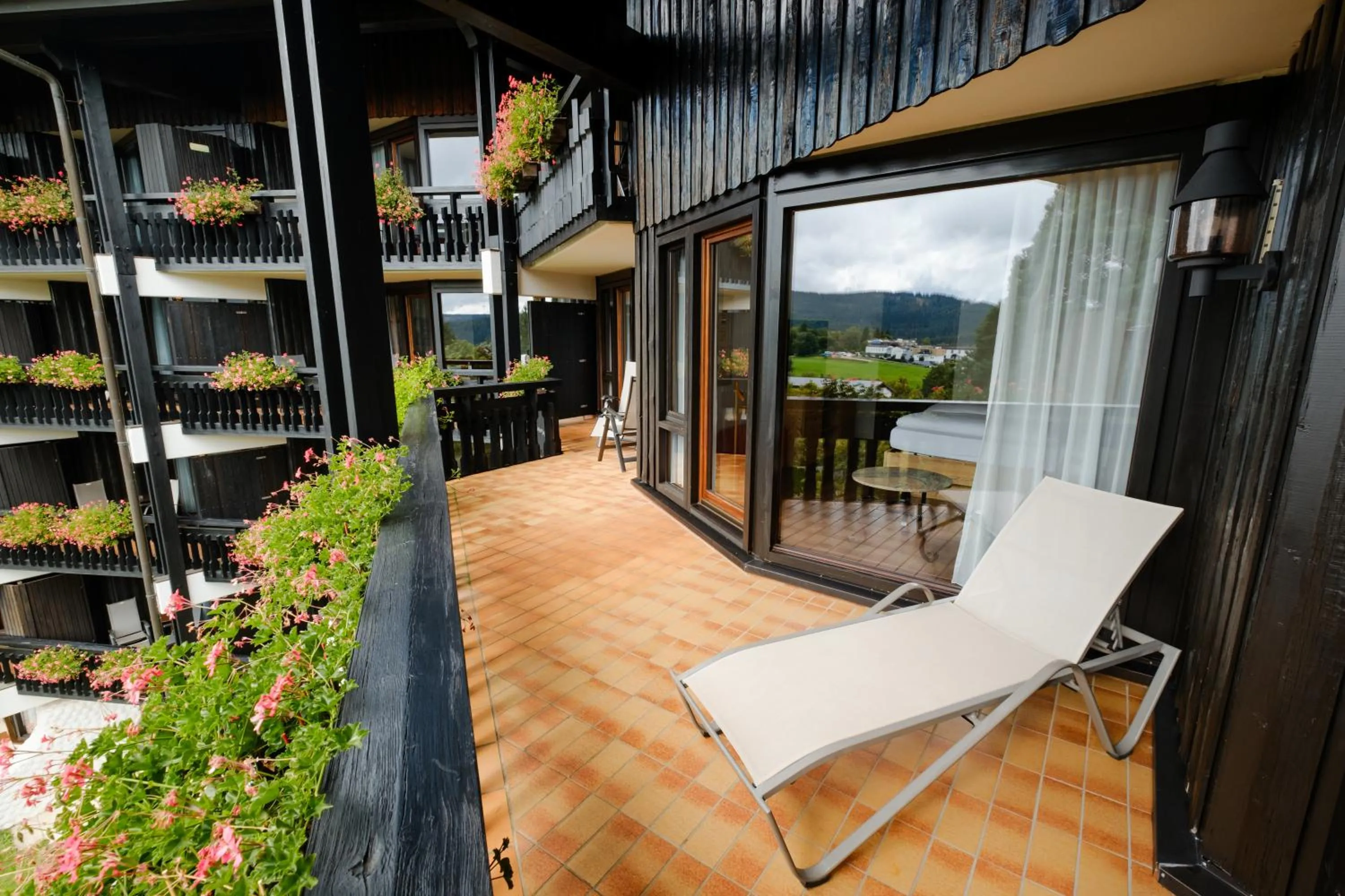 Balcony/Terrace in Hotel Vier Jahreszeiten am Schluchsee