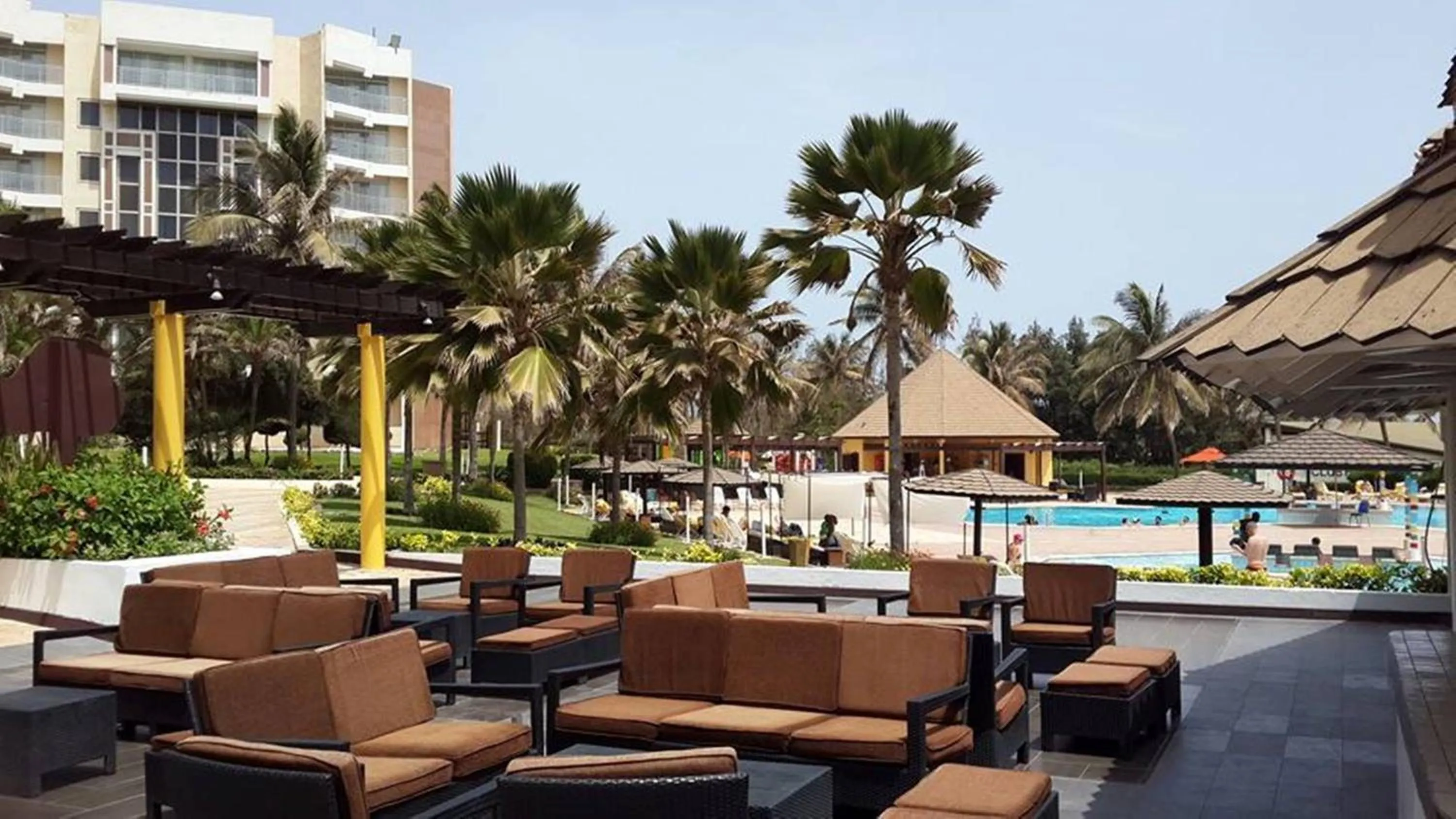 Patio in King Fahd Palace Hotel