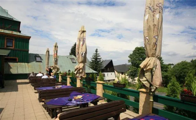 Balcony/Terrace in Hotel Zelený Dům
