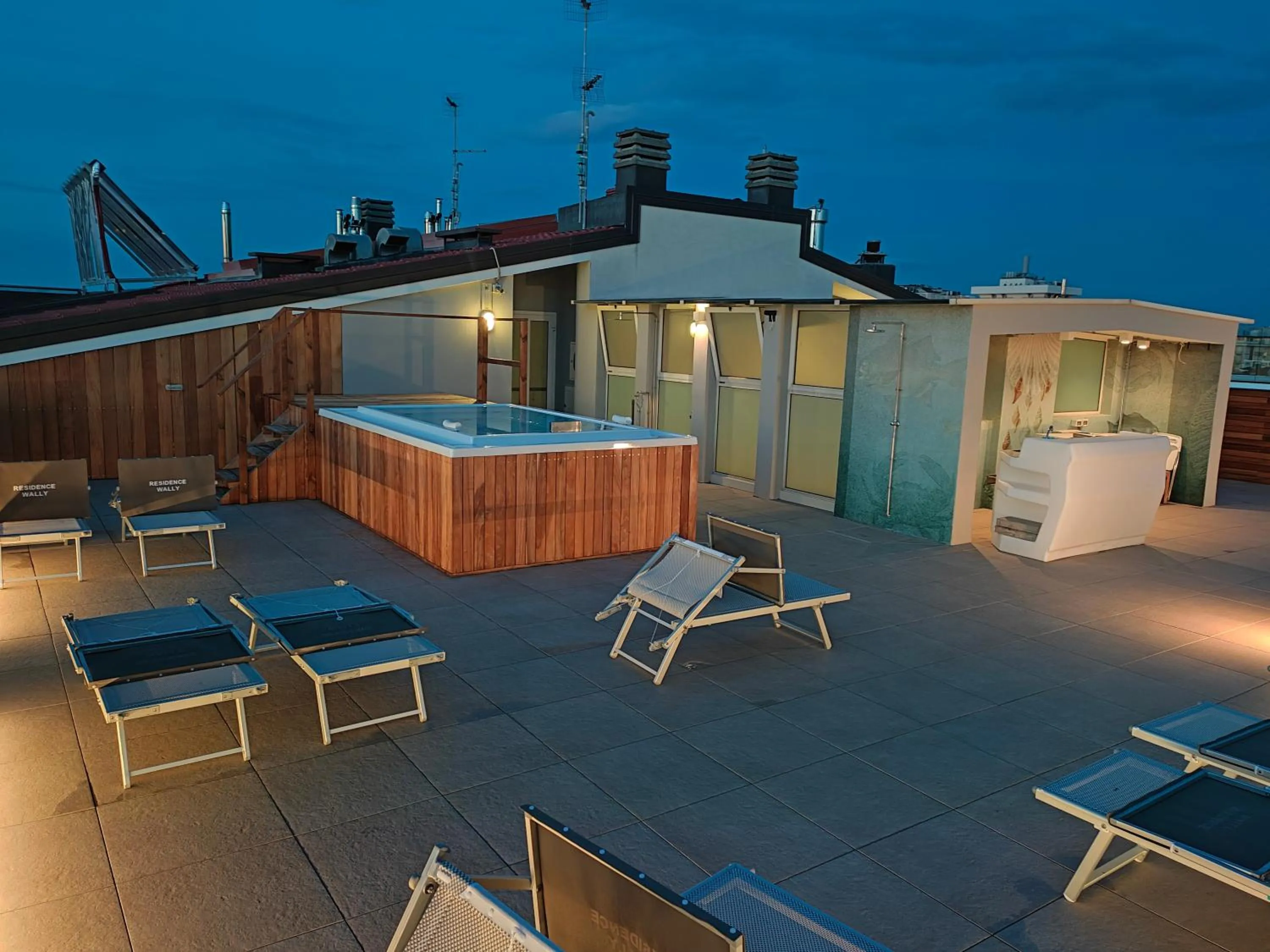 Hot Tub in Wally Residence