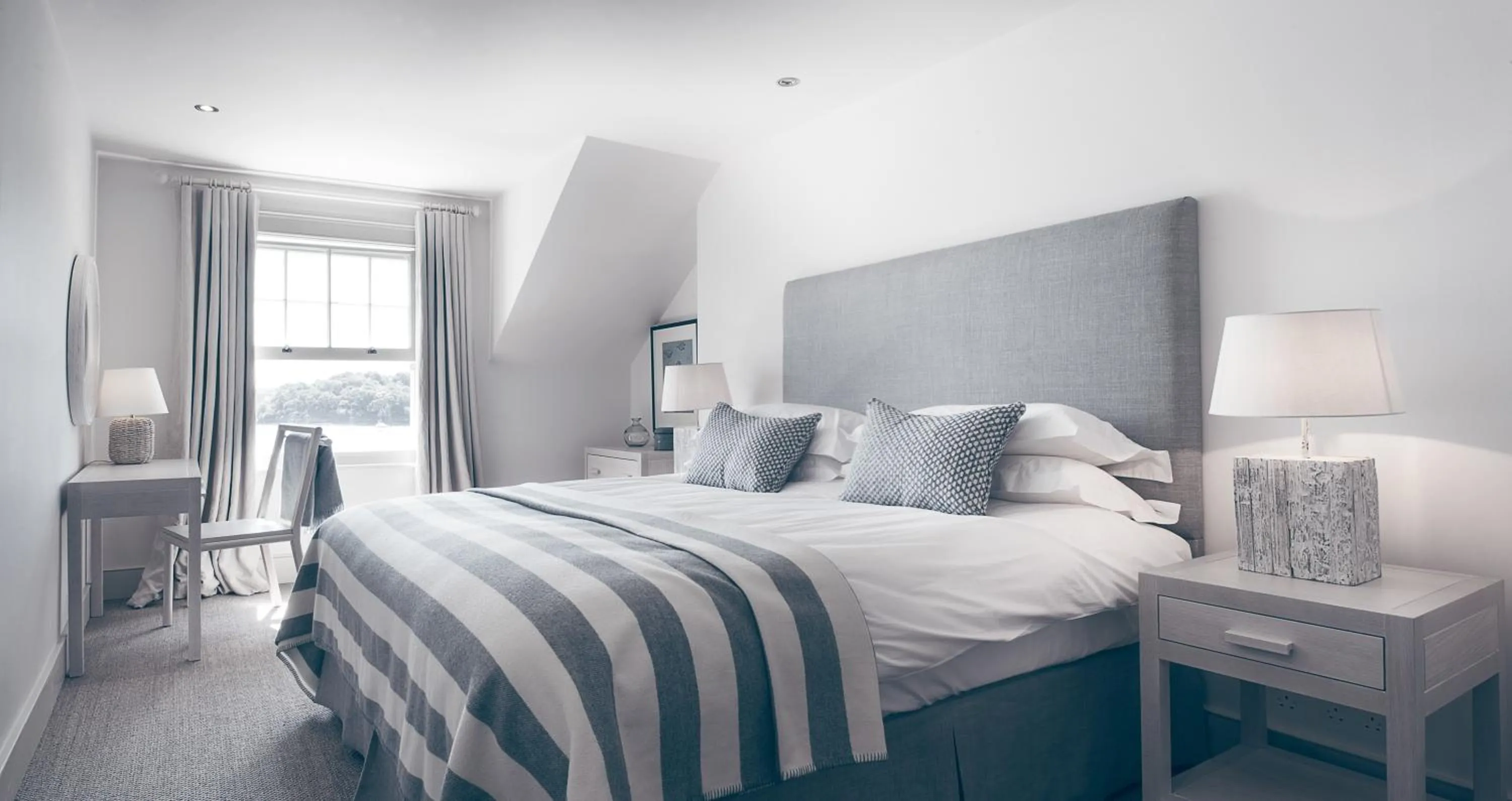Double Room with Sea View - single occupancy in St Mawes Hotel