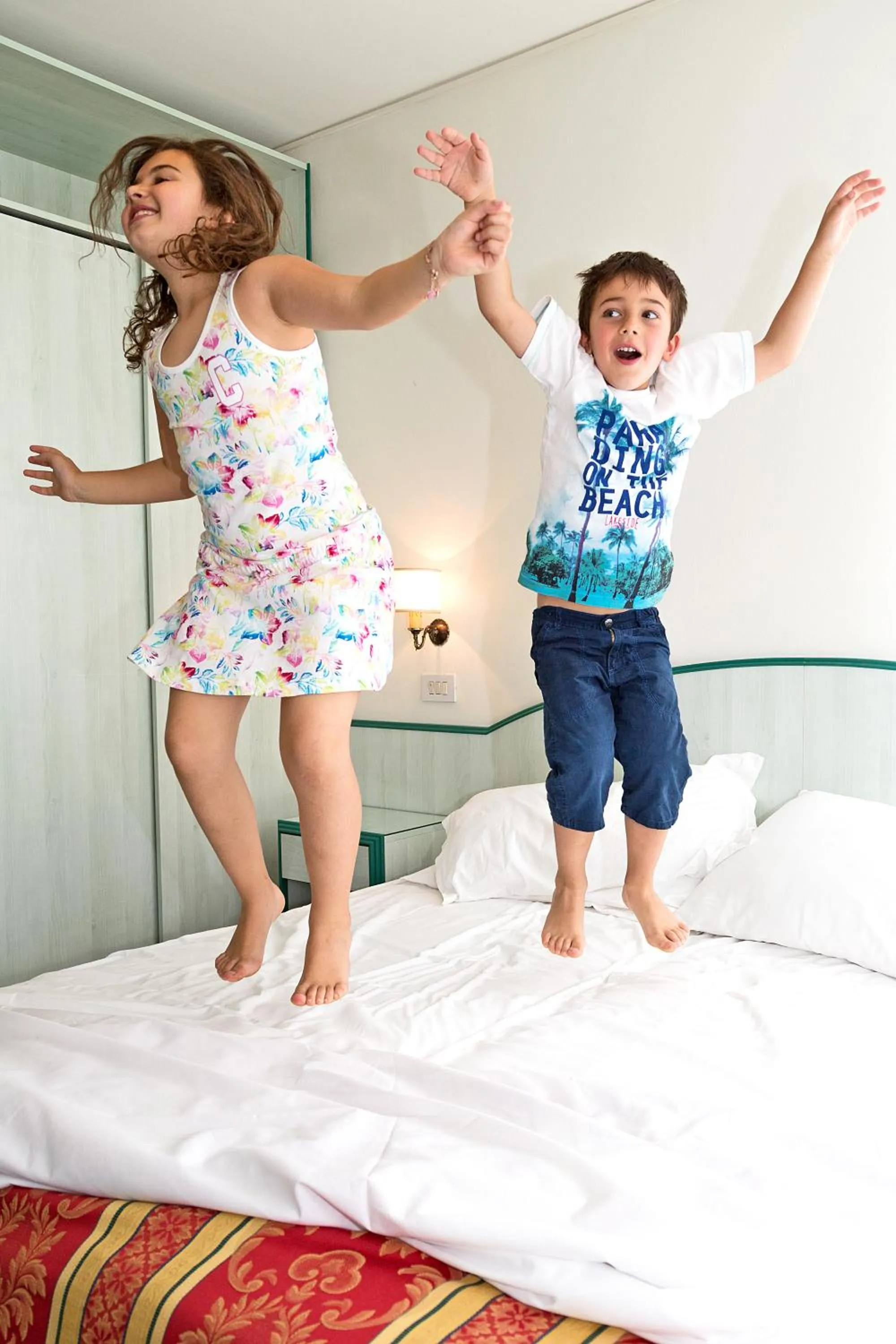 Bed in Hotel San Marco