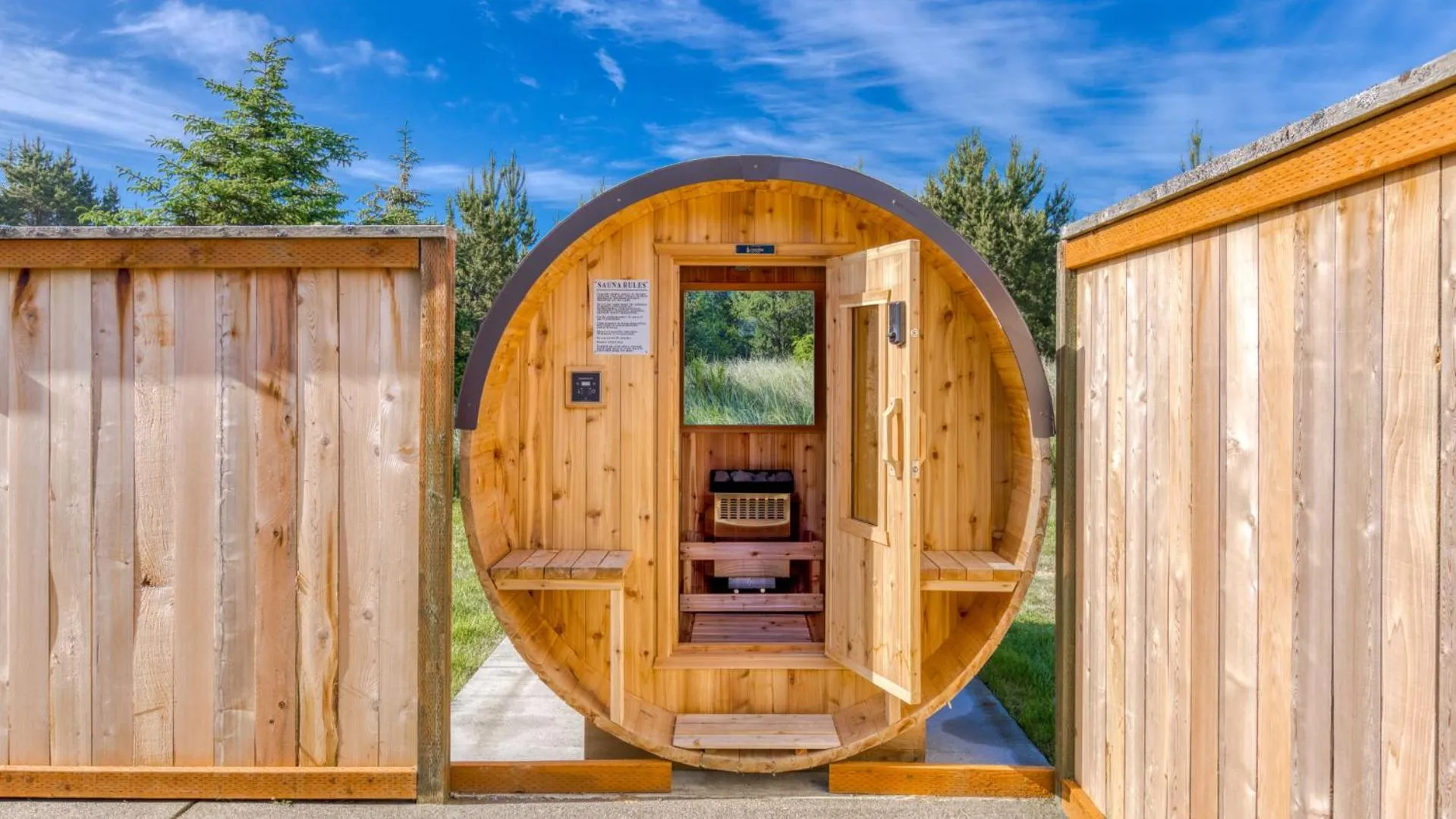 Sauna in Lighthouse Oceanfront Resort