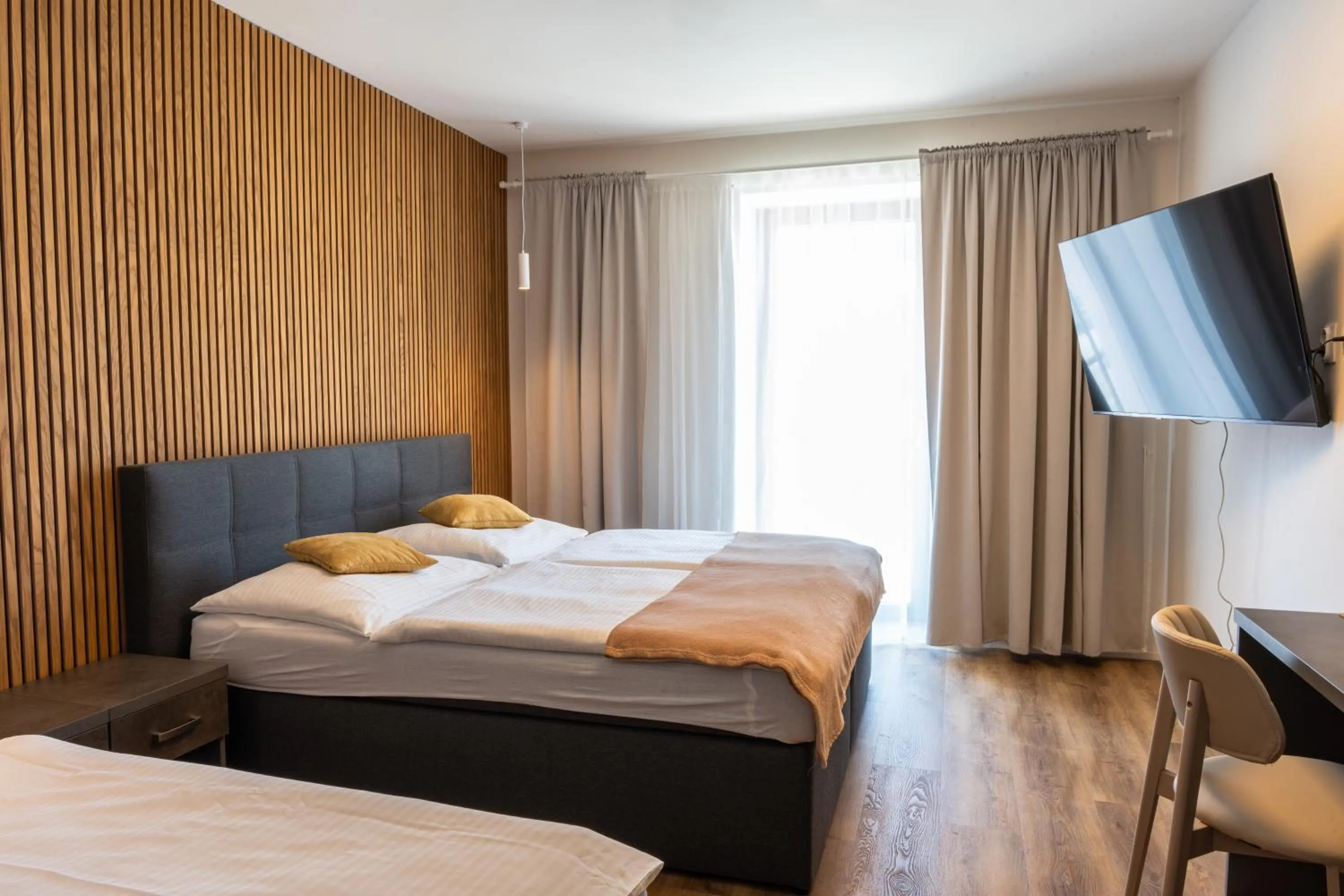 Bed in Hotel Sharingham