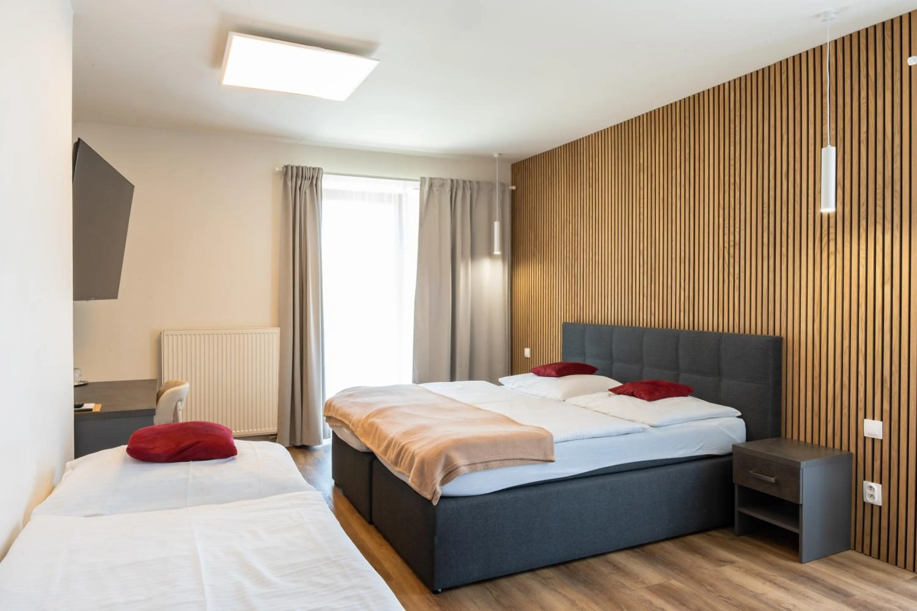 Bed in Hotel Sharingham