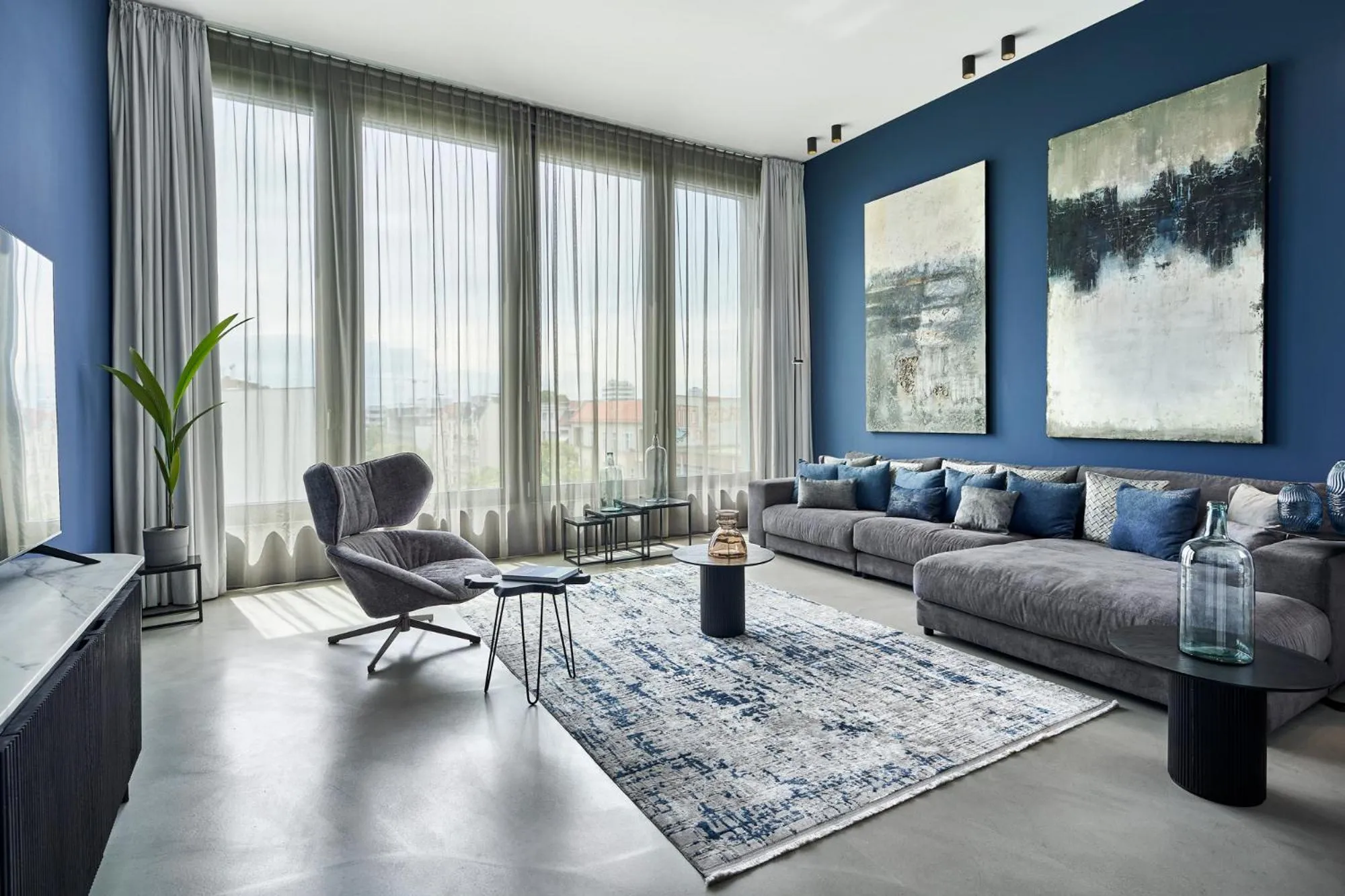 Living room in June Six Hotel Berlin City West