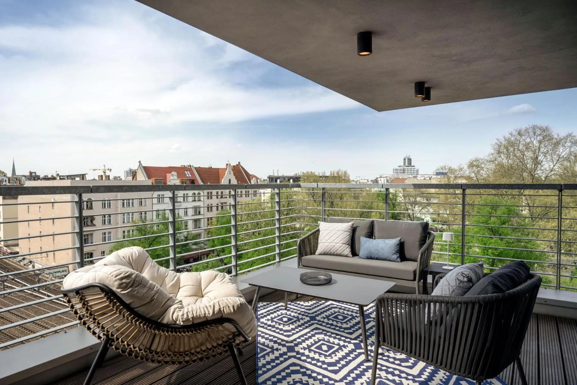 Balcony/Terrace in June Six Hotel Berlin City West