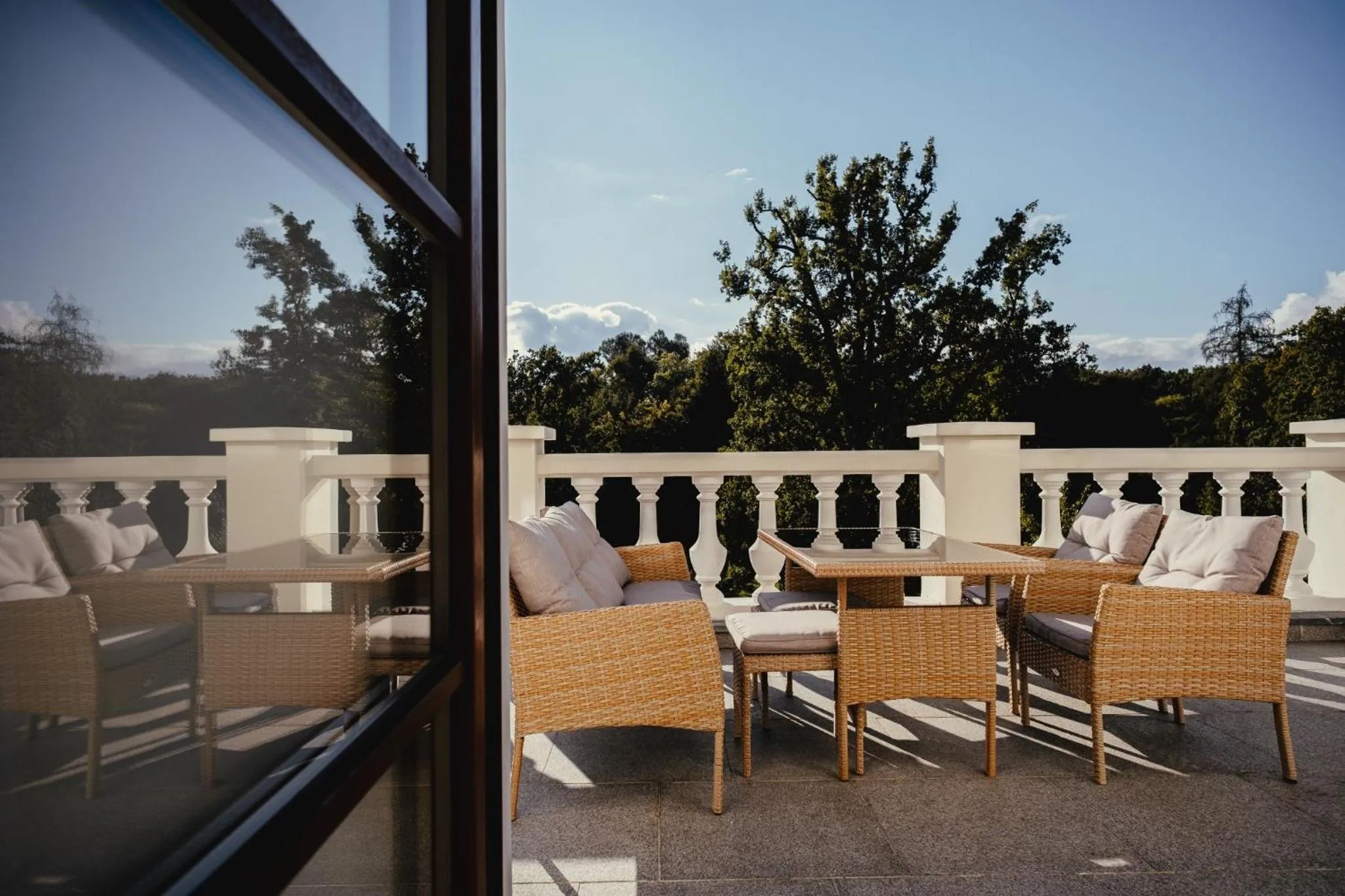 Balcony/Terrace in Hanza Pałac Wellness & SPA