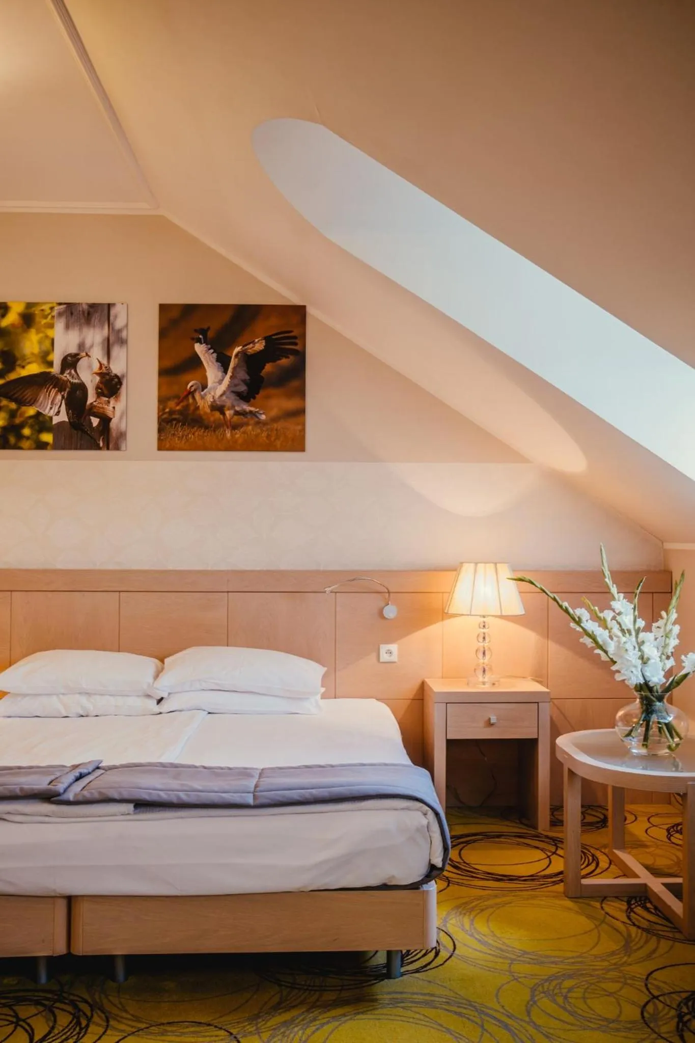 Bed in Hanza Pałac Wellness & SPA