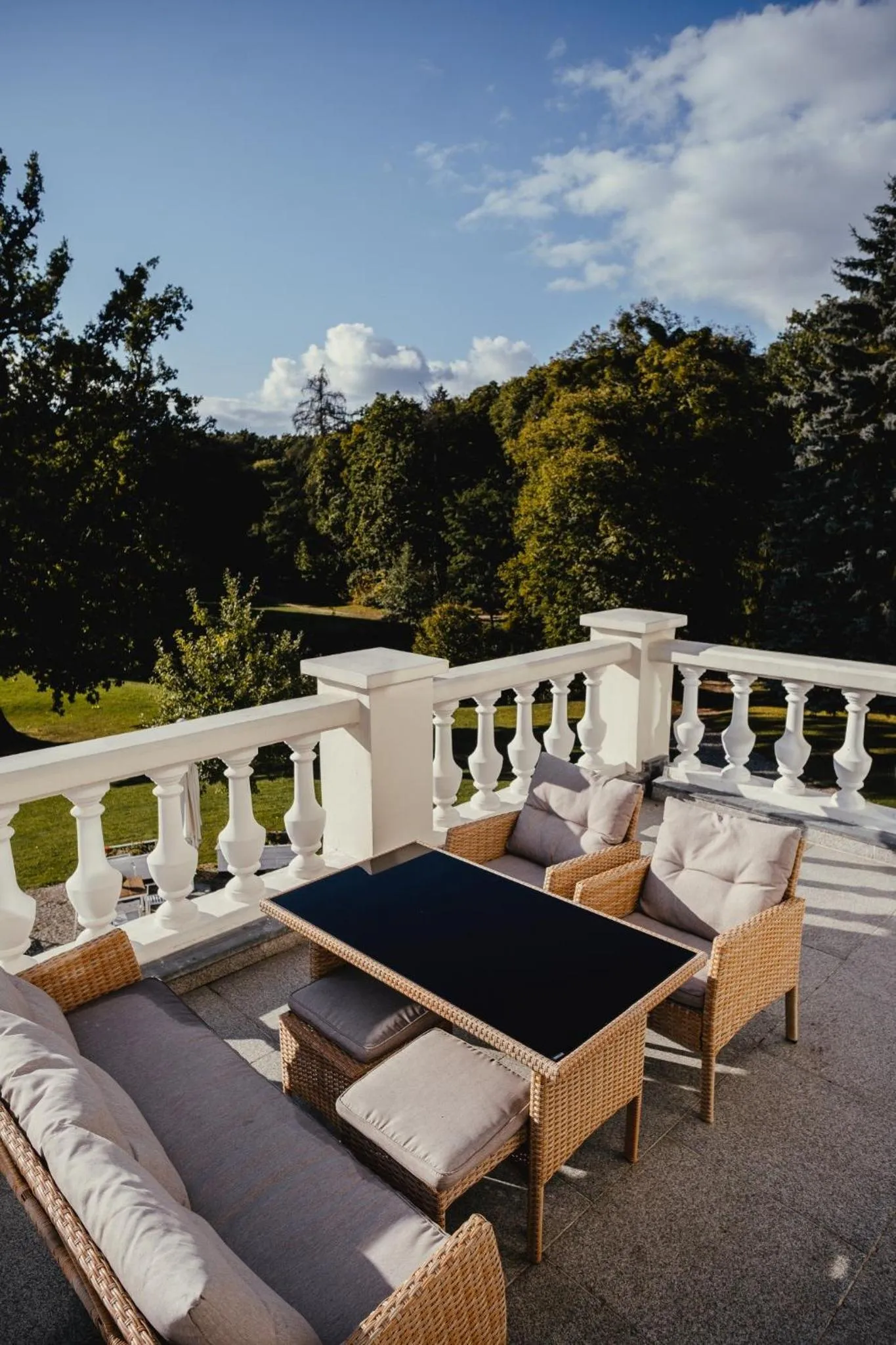 Balcony/Terrace in Hanza Pałac Wellness & SPA
