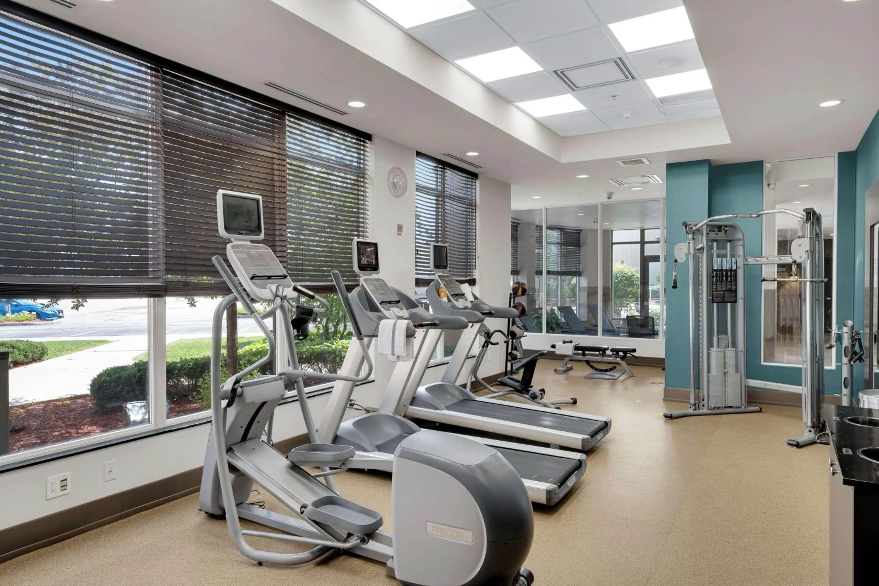 Fitness centre/facilities in Hilton Garden Inn Toronto/Brampton