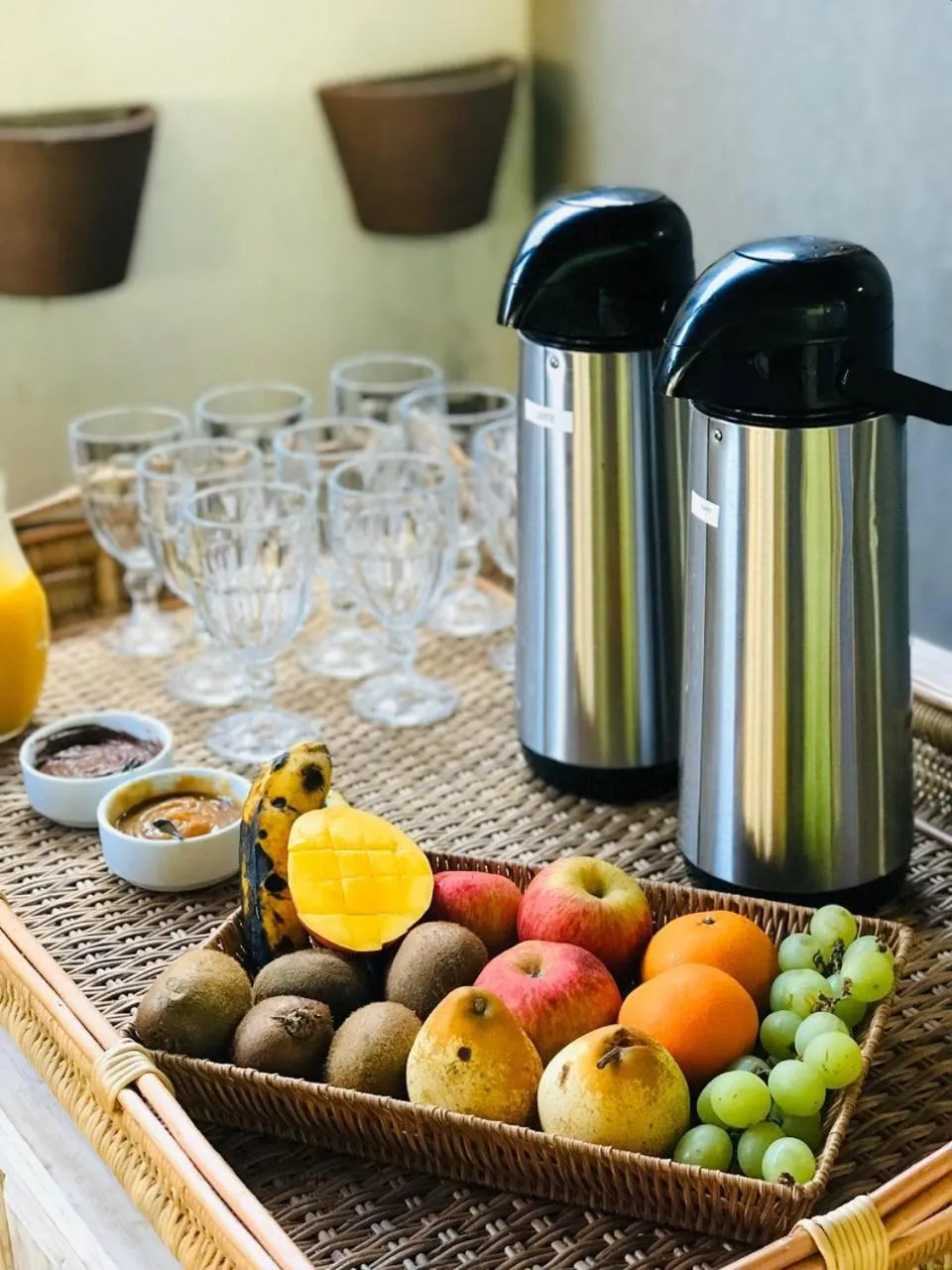 Food and drinks in Pousada Recanto