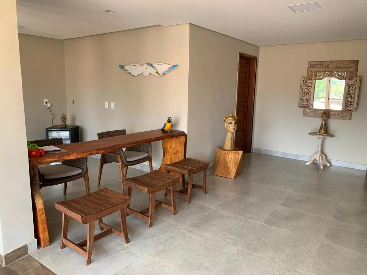 Lobby or reception in Pousada Recanto