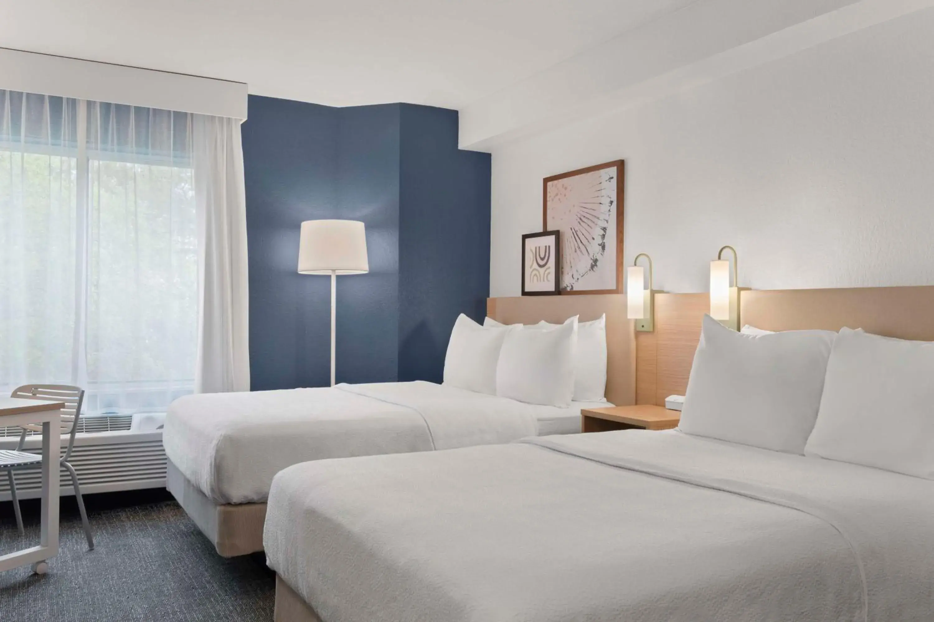 Bed in Spark by Hilton Orlando near SeaWorld Bed in Spark by Hilton Orlando near SeaWorld