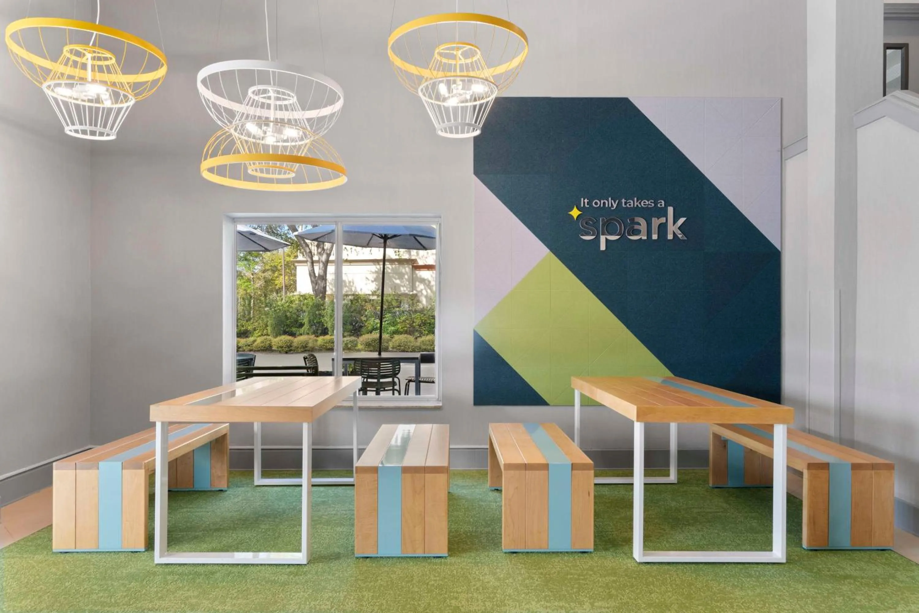 Lobby or reception in Spark by Hilton Orlando near SeaWorld