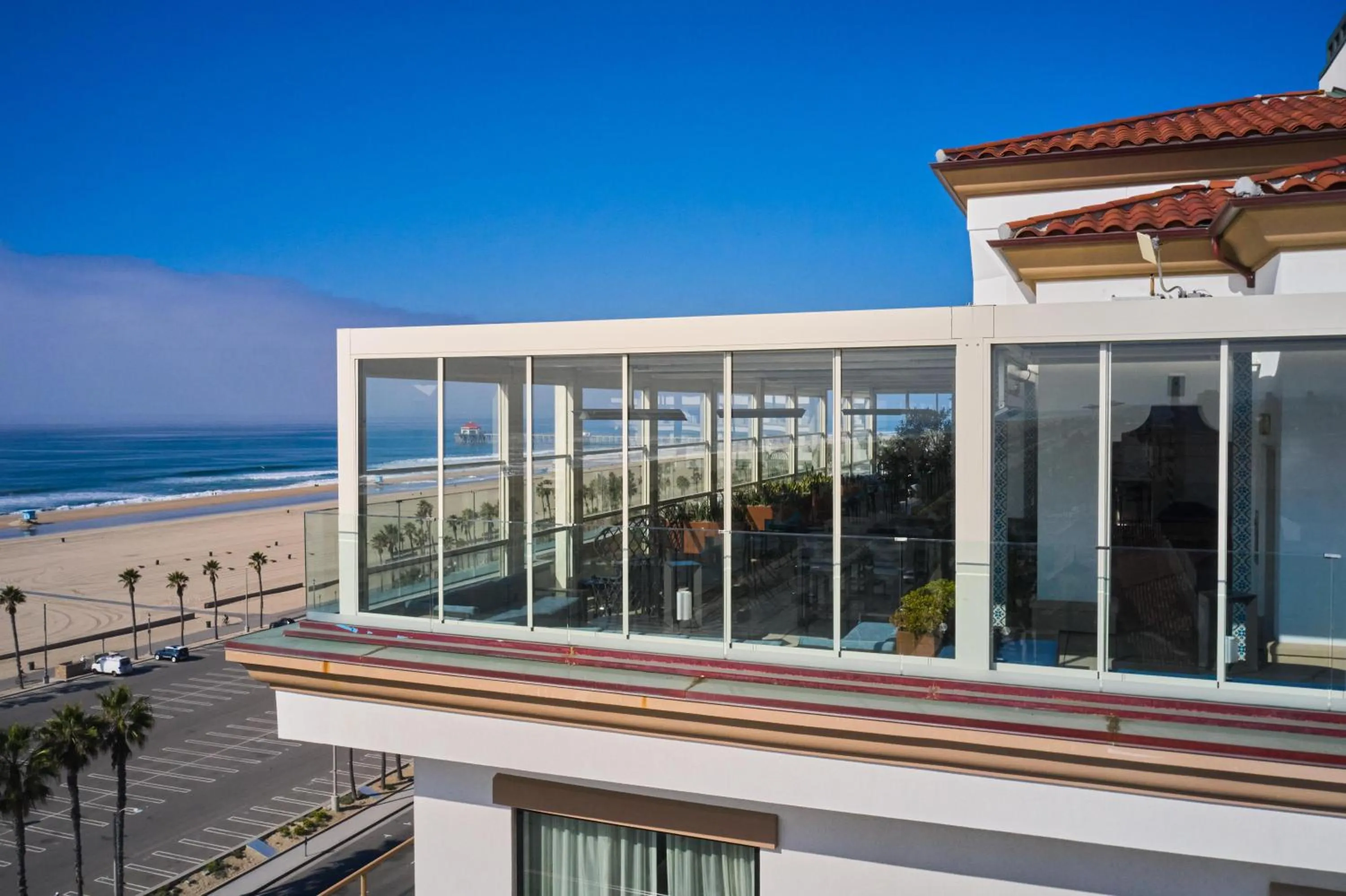 Property building in The Waterfront Beach Resort, A Hilton Hotel