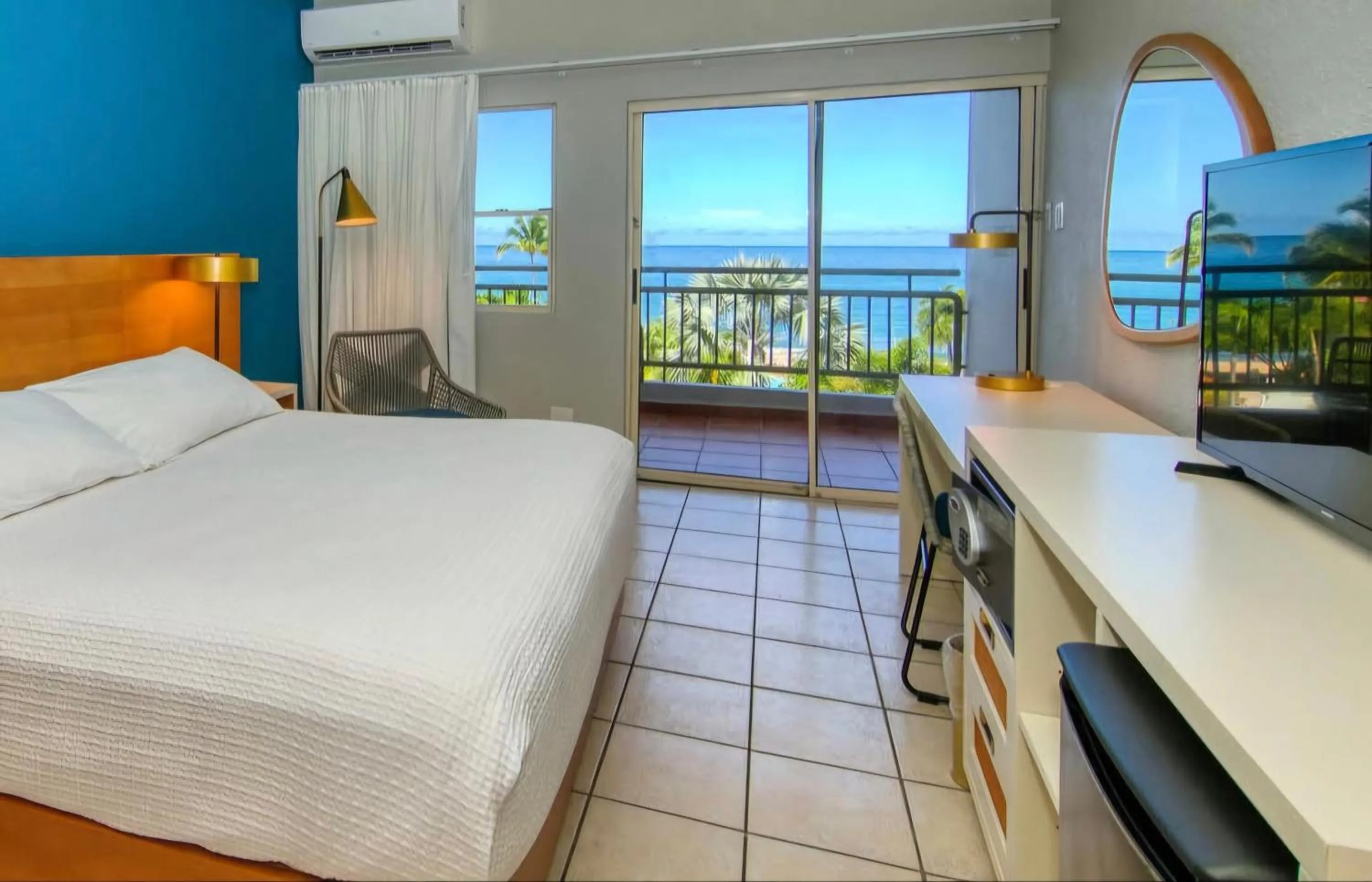 View (from property/room), Bed in Rincon of the Seas Grand Caribbean Hotel