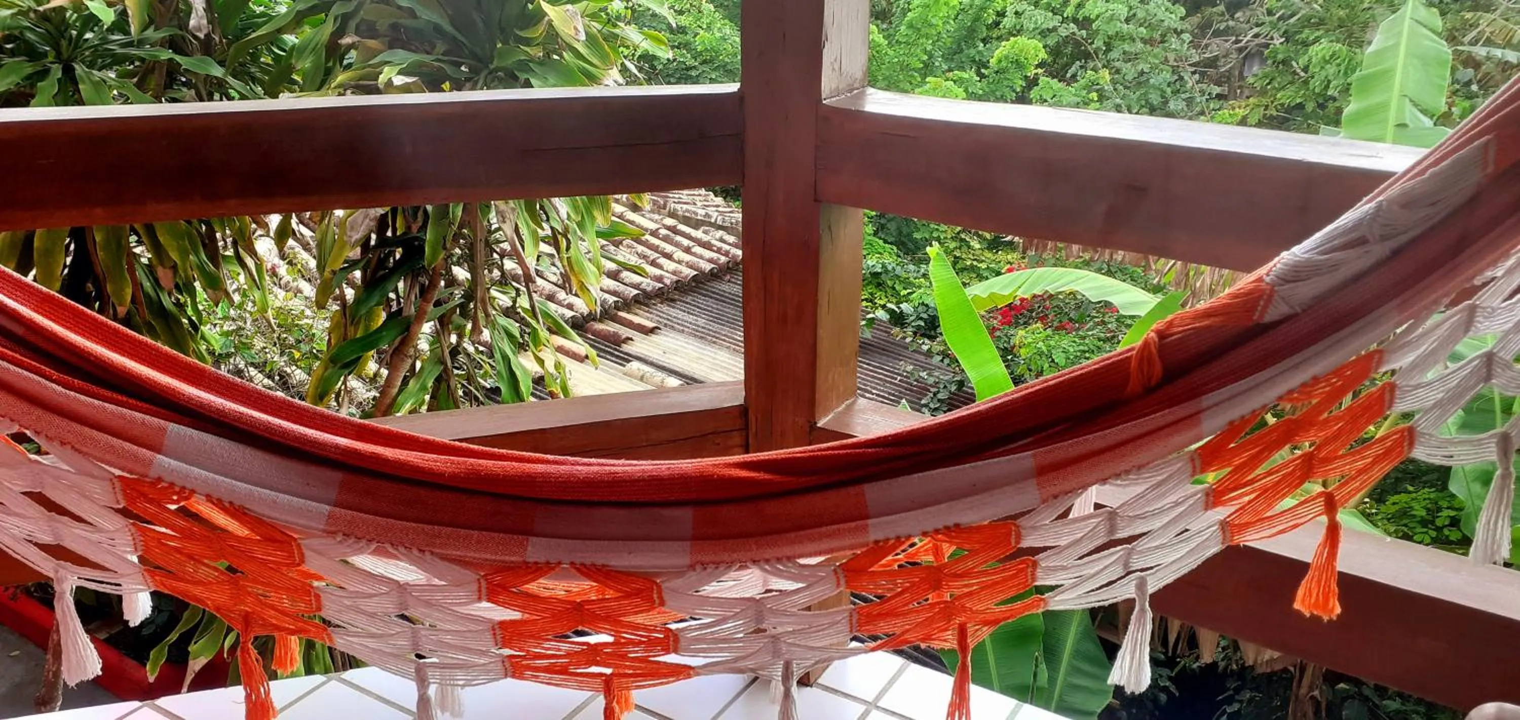 Balcony/Terrace in Novos Baianos Hostel e Pousada