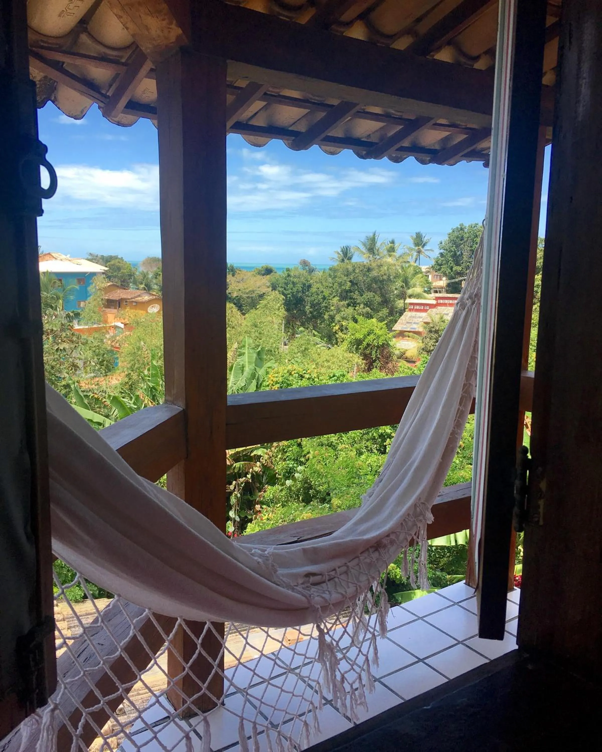 Balcony/Terrace in Novos Baianos Hostel e Pousada
