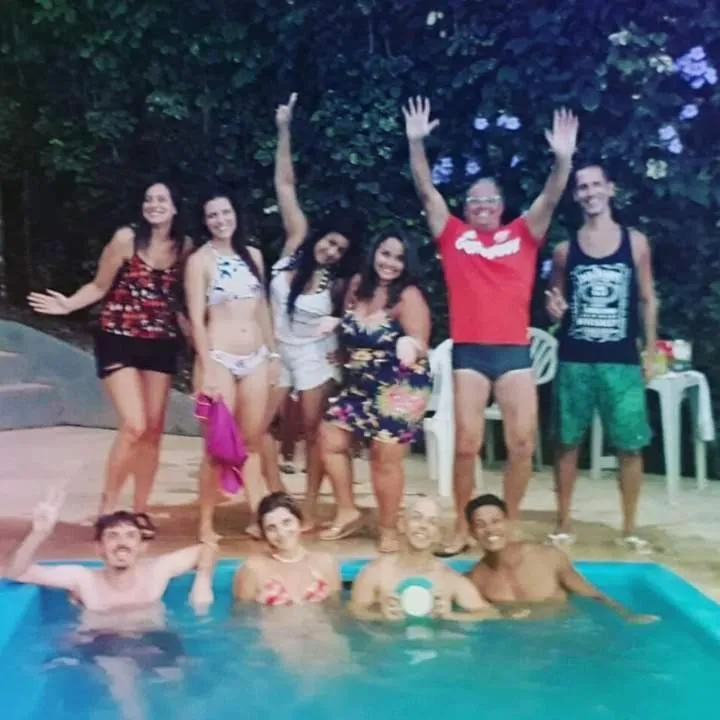 Swimming pool in Novos Baianos Hostel e Pousada