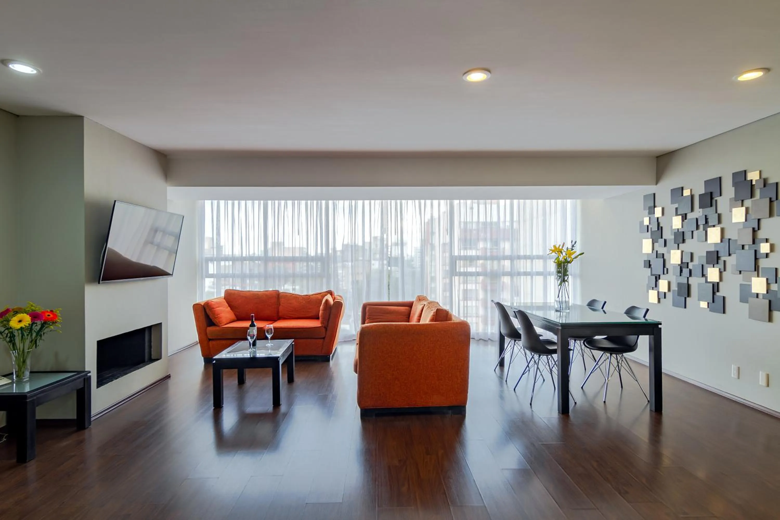 Living room in Suites Parioli