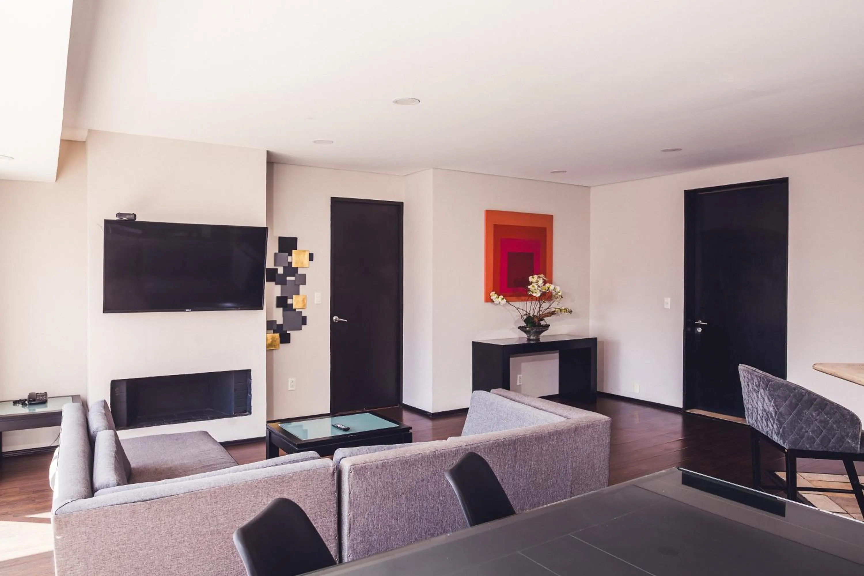 Living room in Suites Parioli