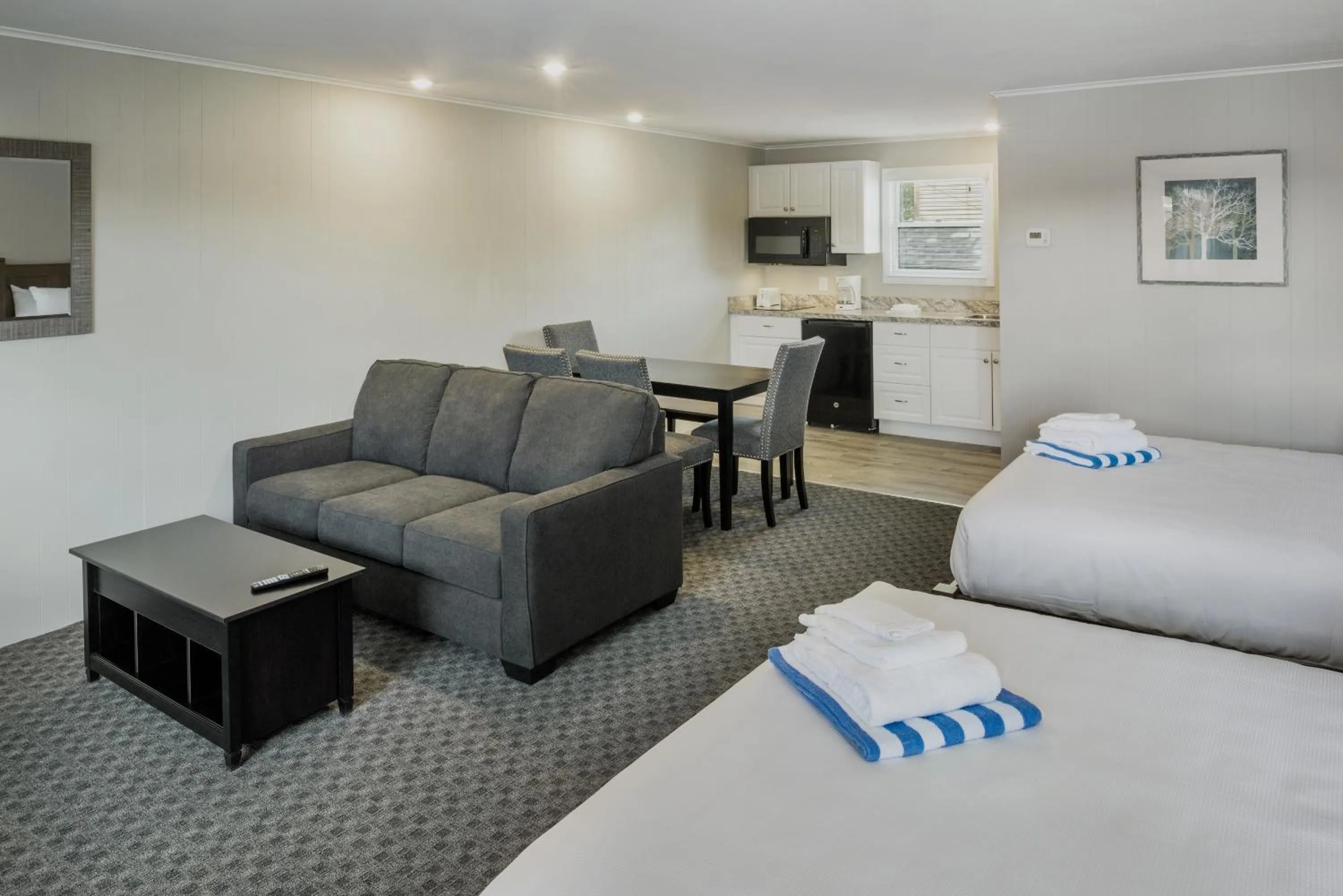 Bed in Center Harbor Inn