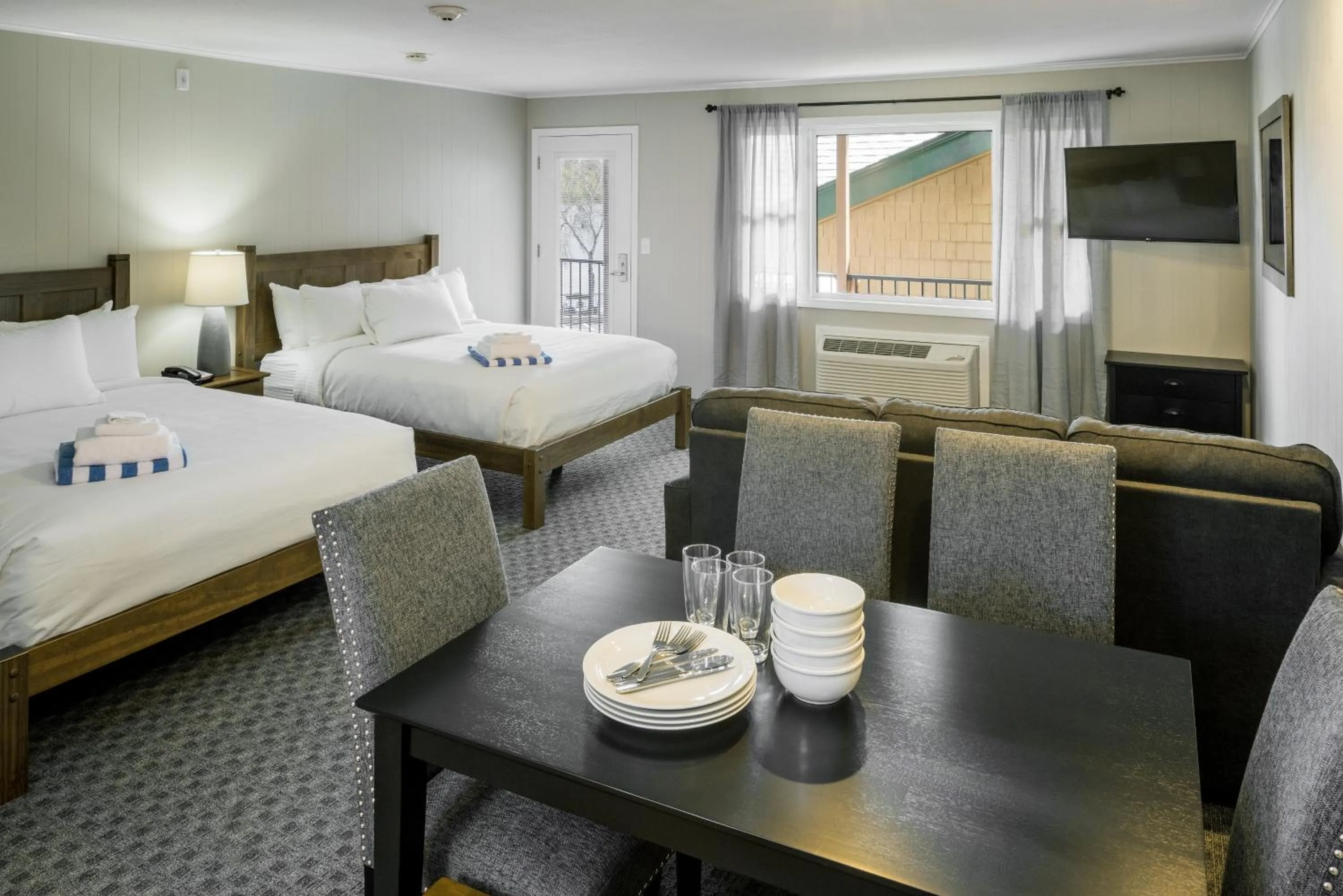 Bed in Center Harbor Inn